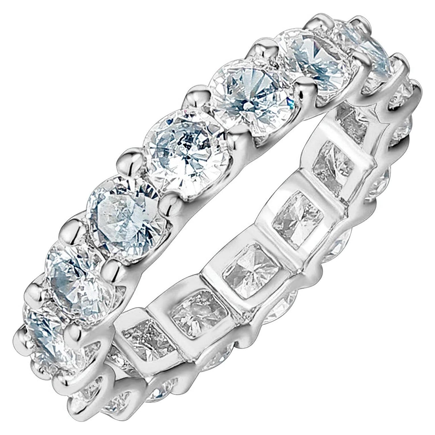 Anillos de Amor Apilables PAVOI Oro 14K 4mm Zirconia Cubica