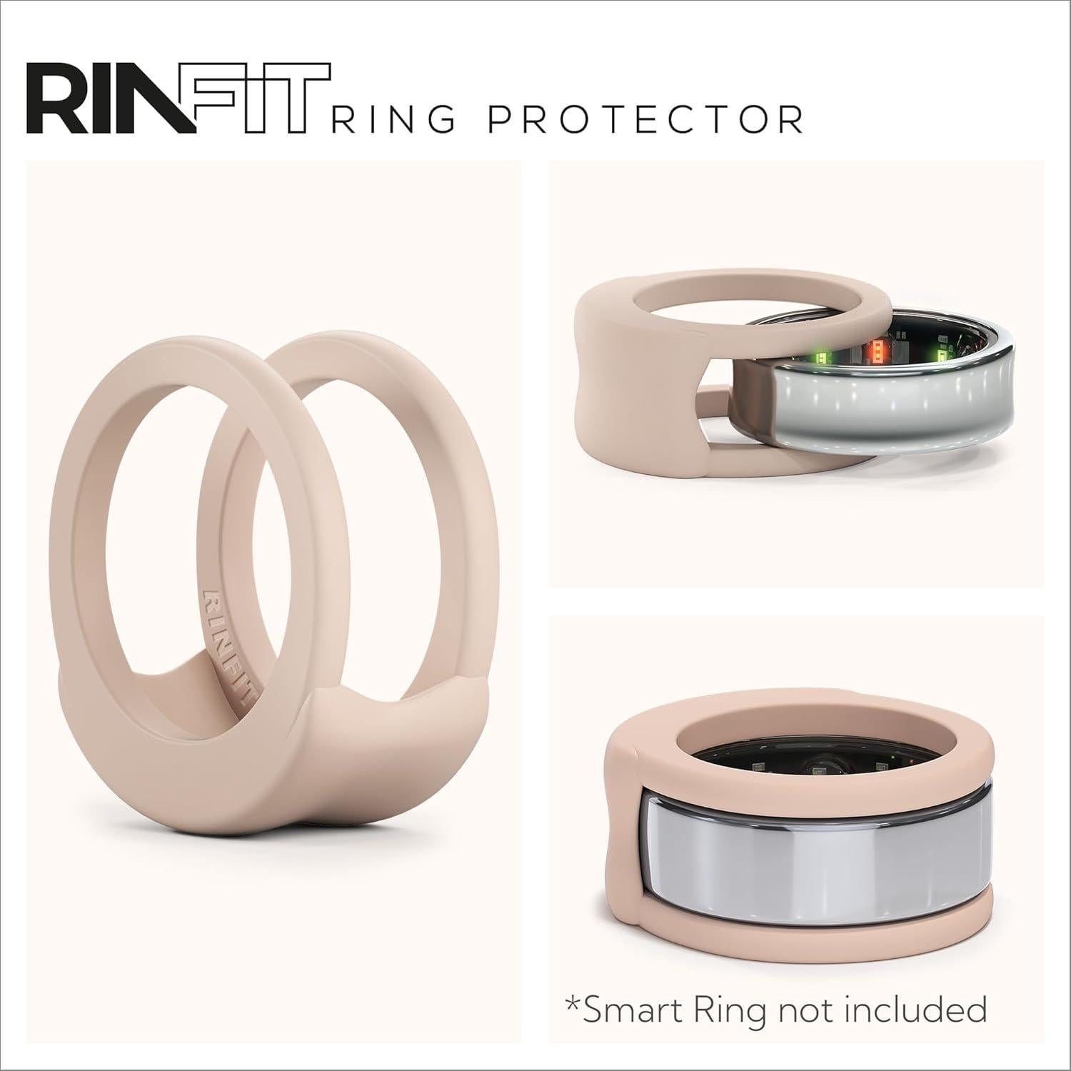 Protector de Anillo Inteligente Rinfit - Silicona Nude Talla 8
