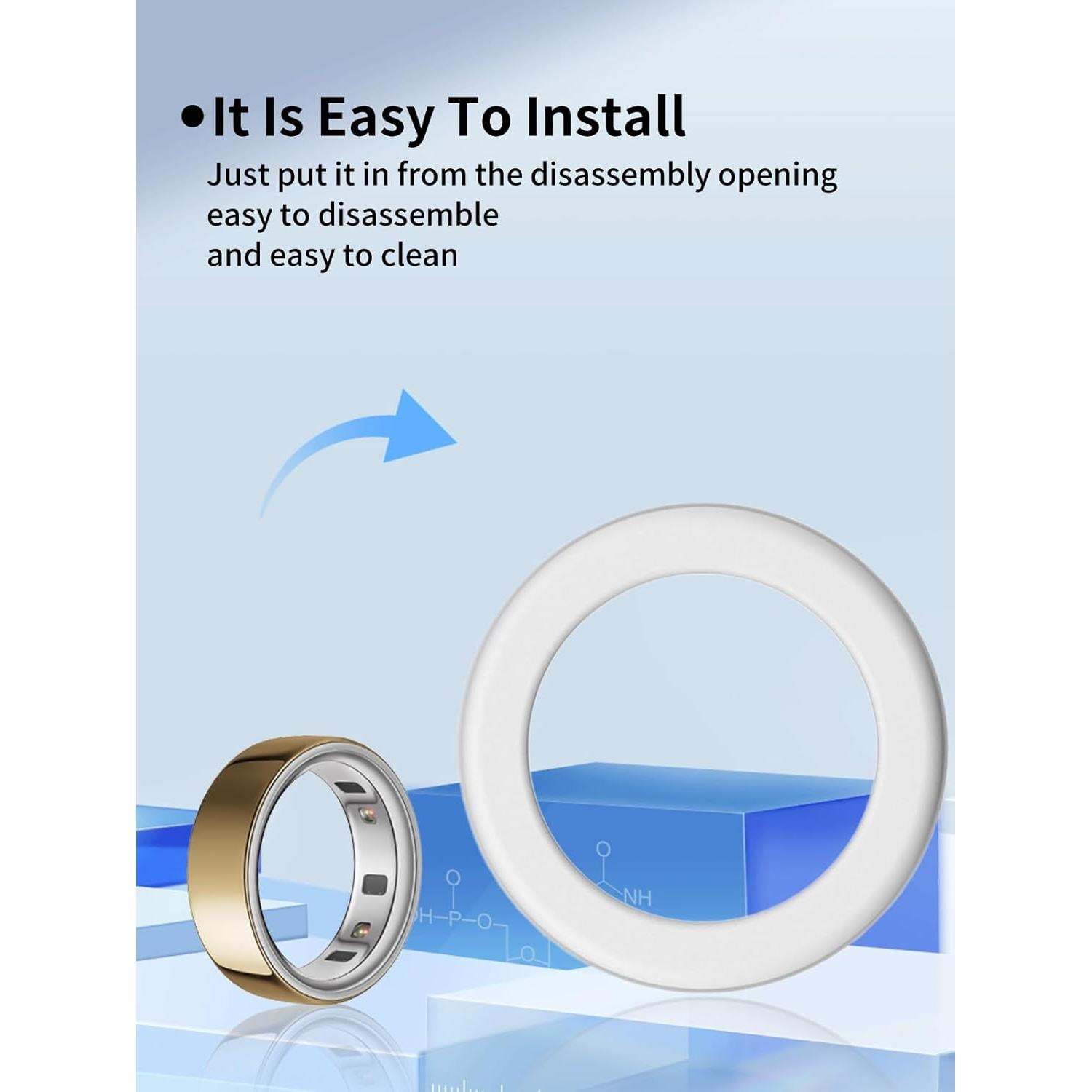 Cubierta de Silicona para Oura Ring 4 - Tamaño S, 4 Colores