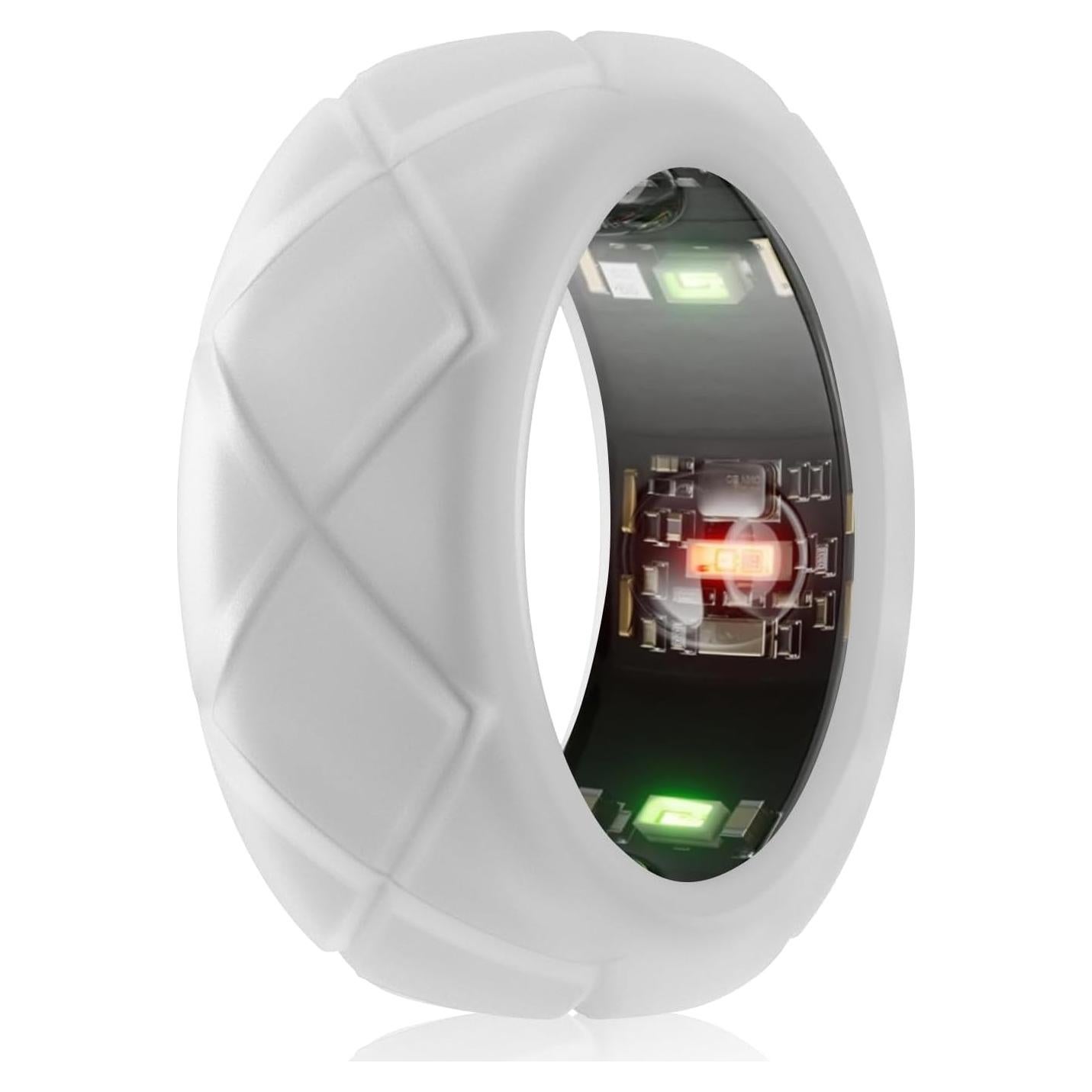 Protector de Silicona para Anillo Oura Gen 3 - Blanco M
