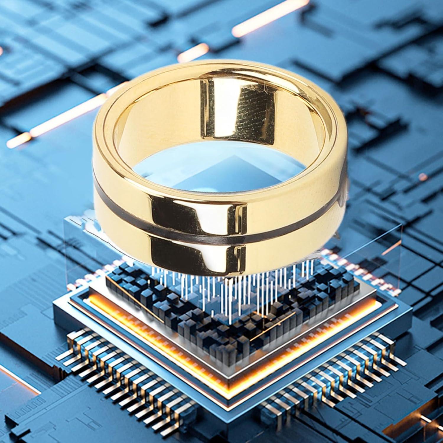 Anillo Inteligente de Salud Zunate con Control Táctil y Carga