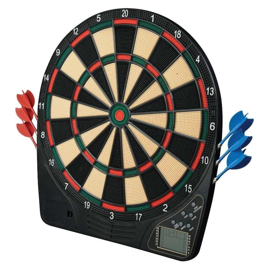 Tablero de Dardos Electrónico Franklin Sports 38 cm con 6 Dardos