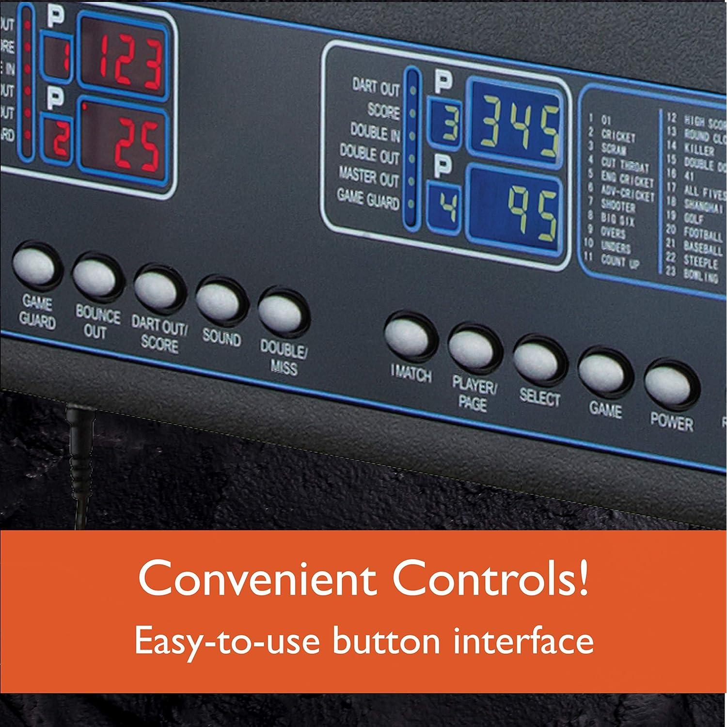 Tablero de Dardos Electrónico Fat Cat Mercury 34.29 cm con Armario