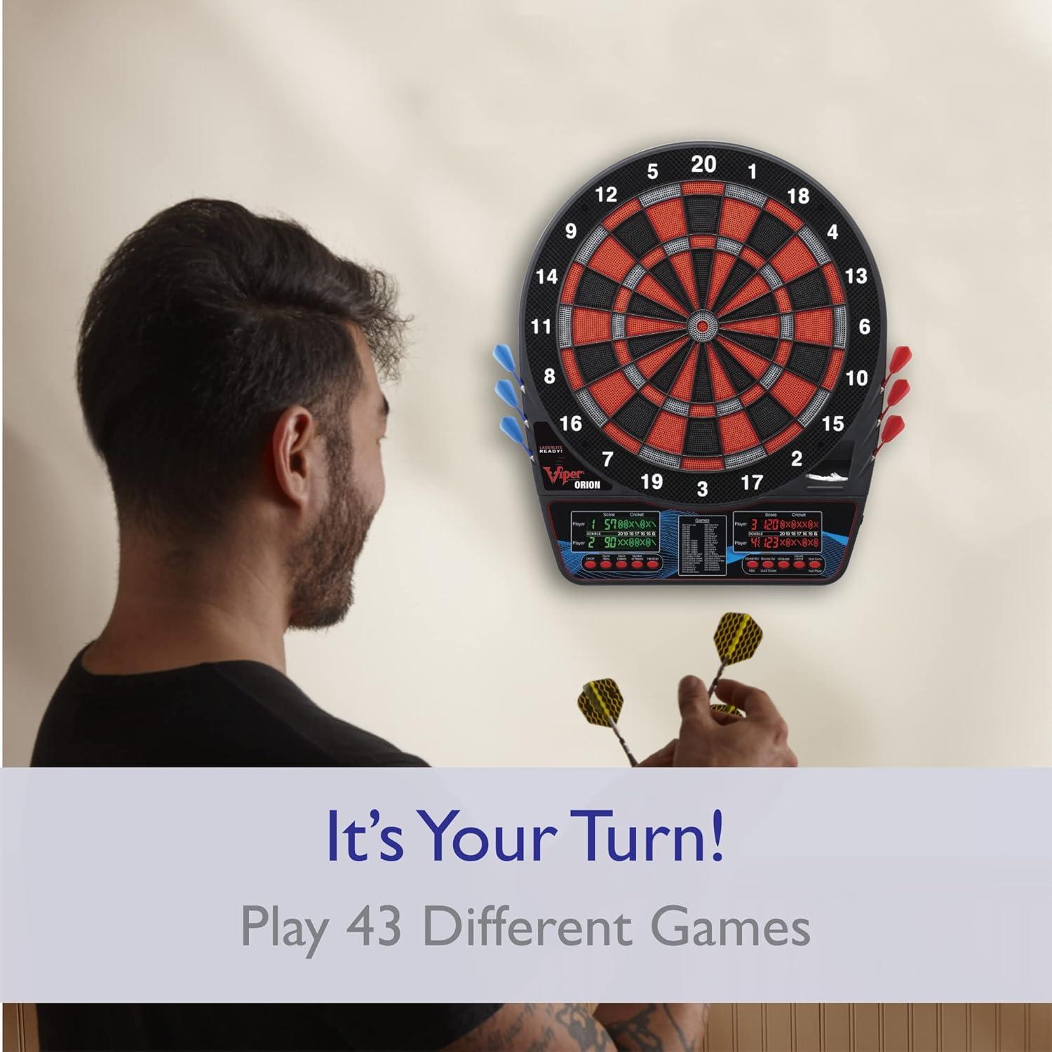 Tablero de Dardos Electrónico Viper Orion 15.5" LCD Doble