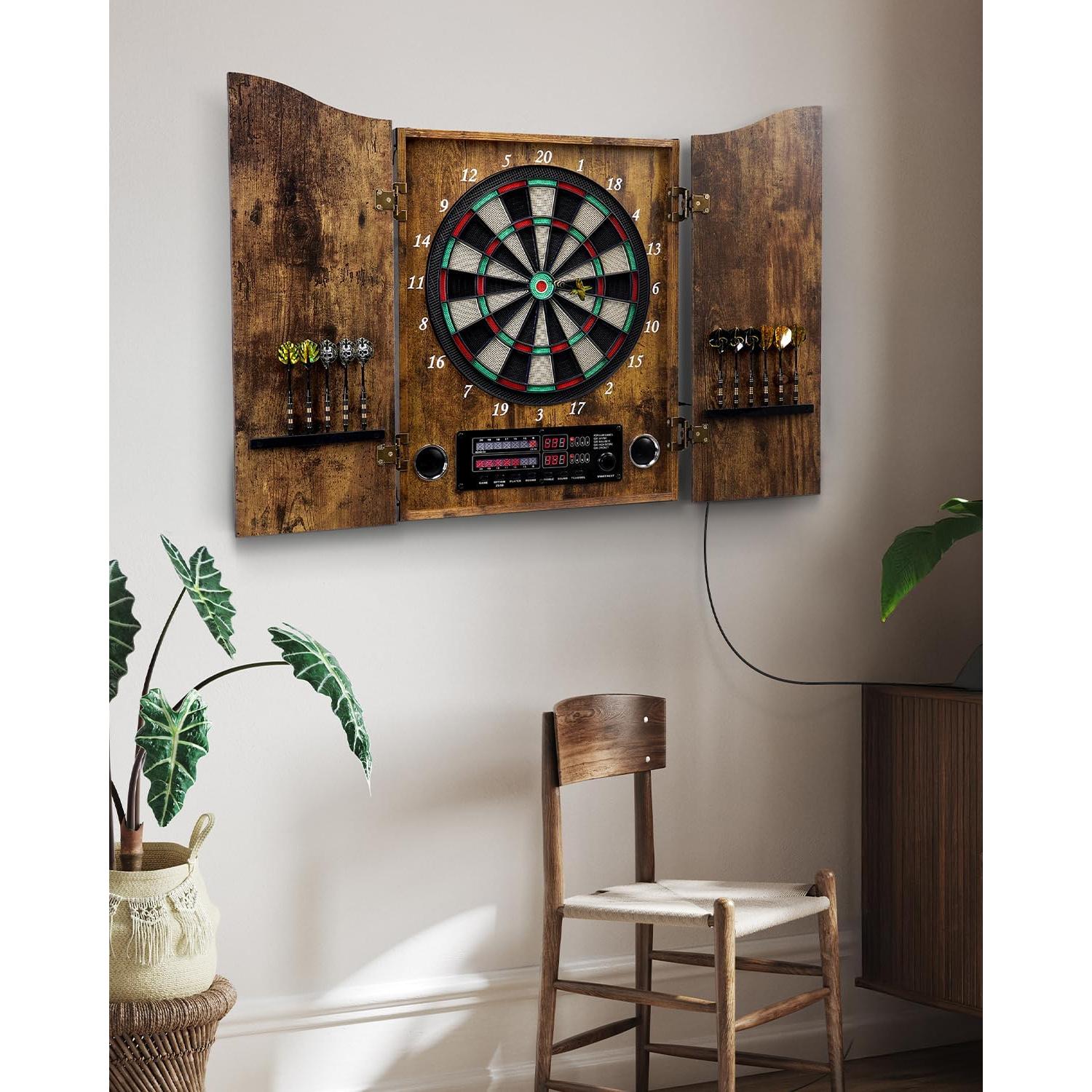 Tablero de Dardos Electrónico Yirinatek Vintage 50.96x50.96cm