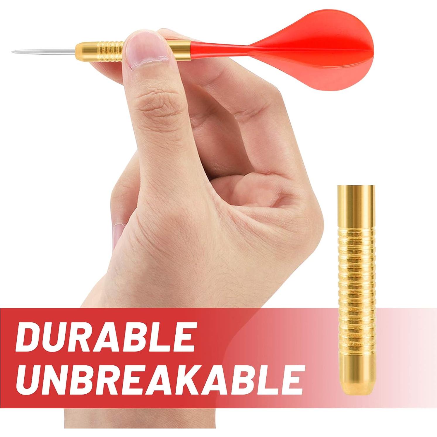 Juego de Dardos de Punta de Acero Accmor 12 Piezas 18g