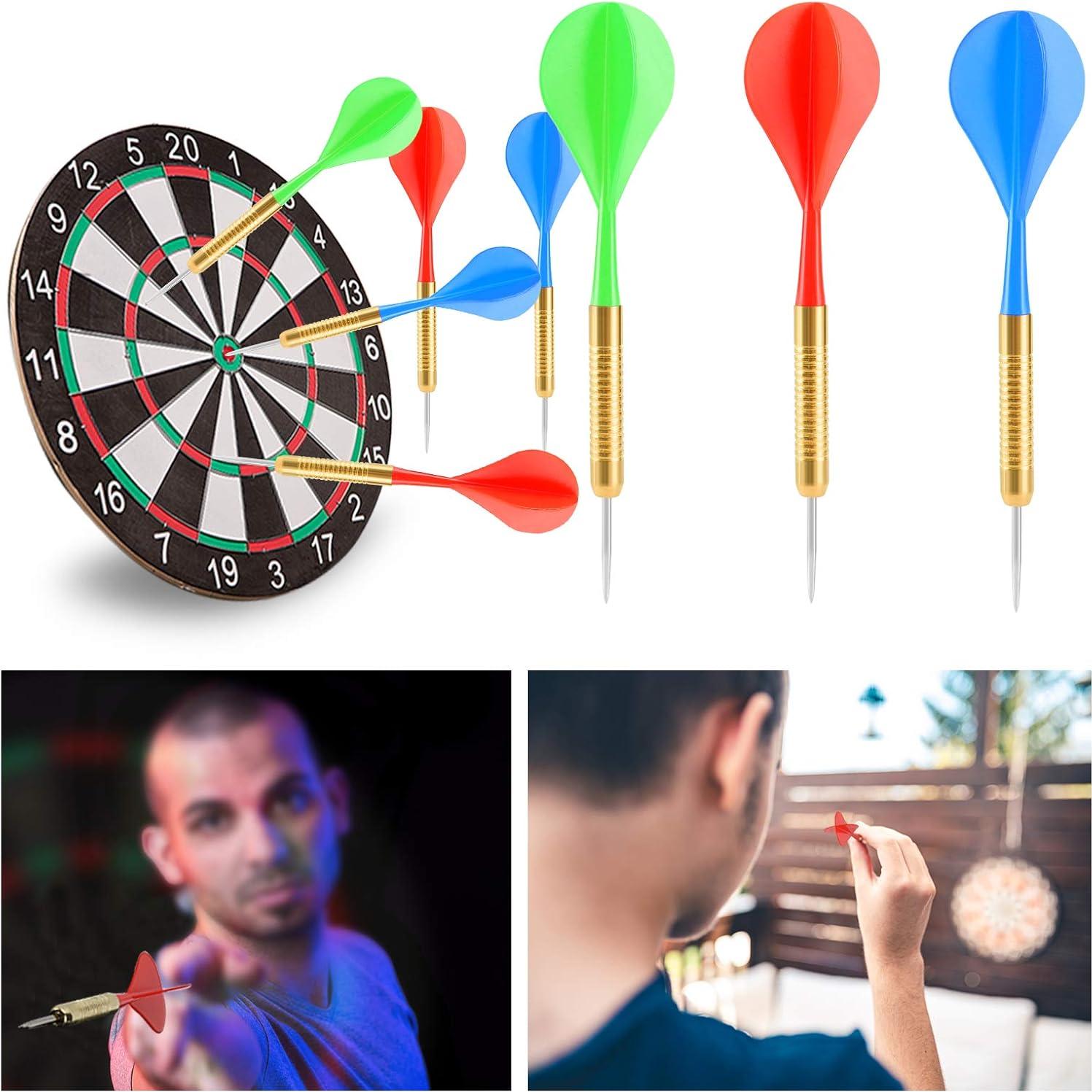 Juego de Dardos de Punta de Acero Accmor 12 Piezas 18g