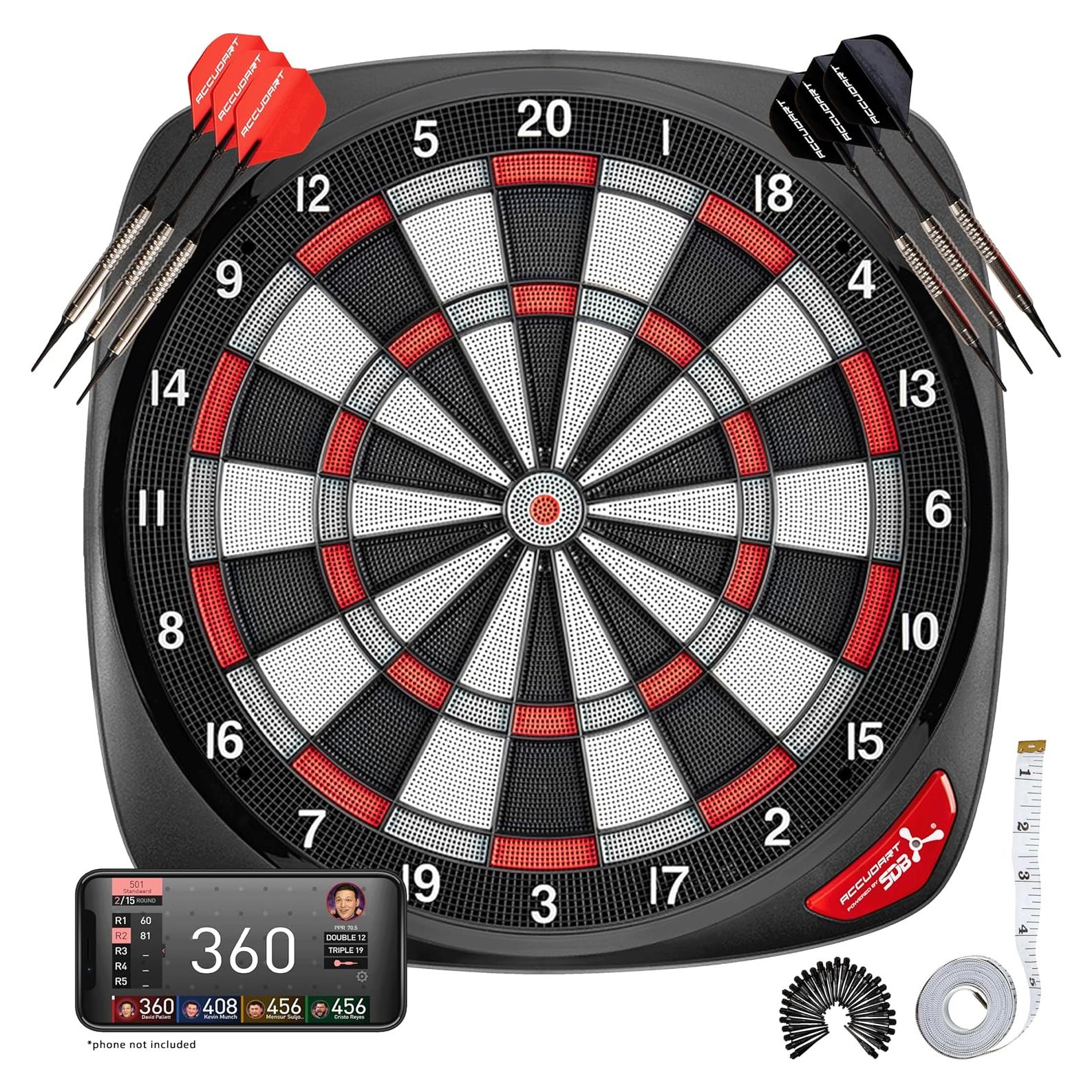 Tablero de Dardos Electrónico Accudart SDBC4 39.37 cm Bluetooth