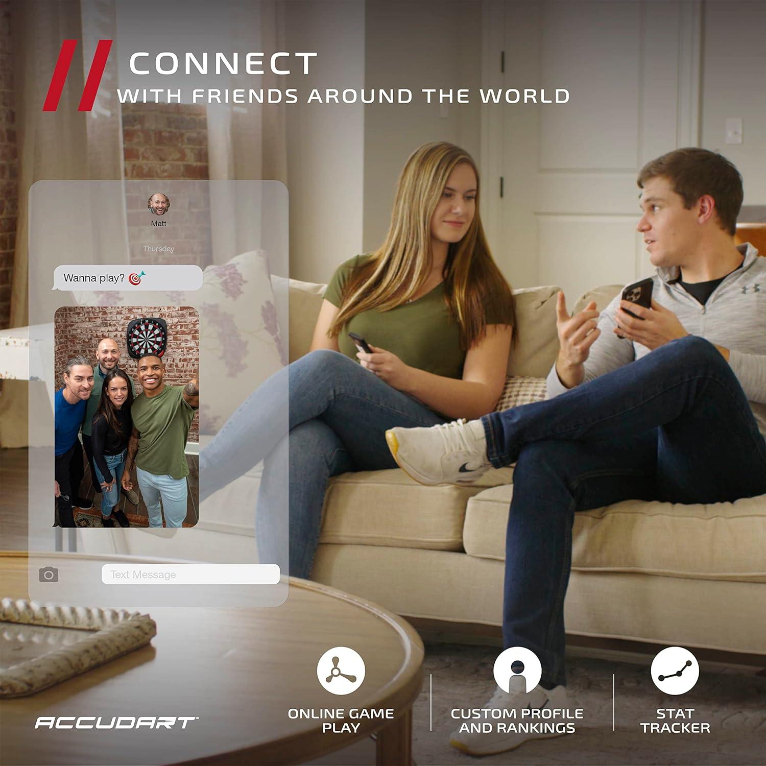 Tablero de Dardos Electrónico Accudart SDBC4 39.37 cm Bluetooth