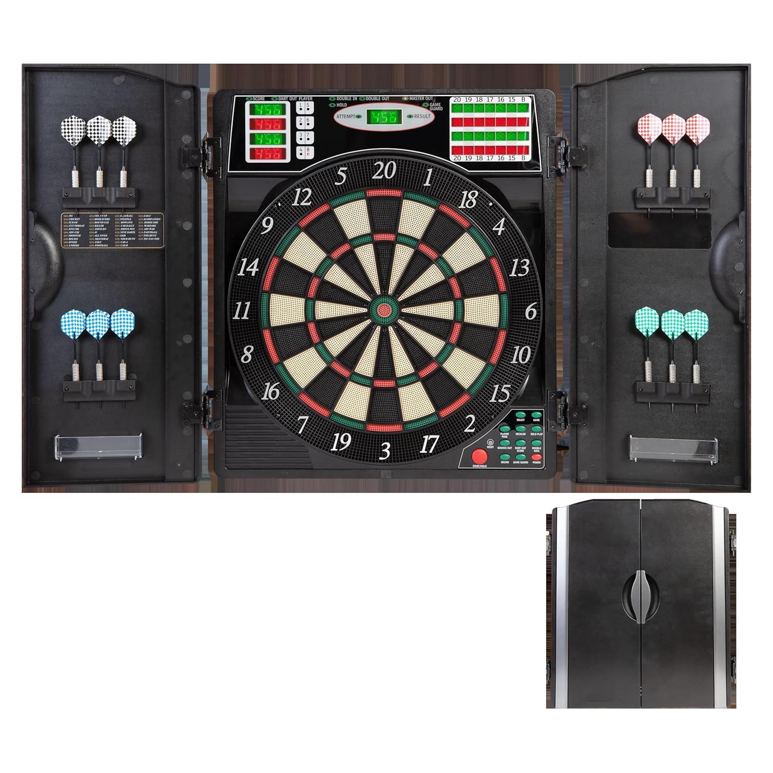 Tablero de Dardos Electrónico Arachnid Titanium 5400 - Gabinete Negro