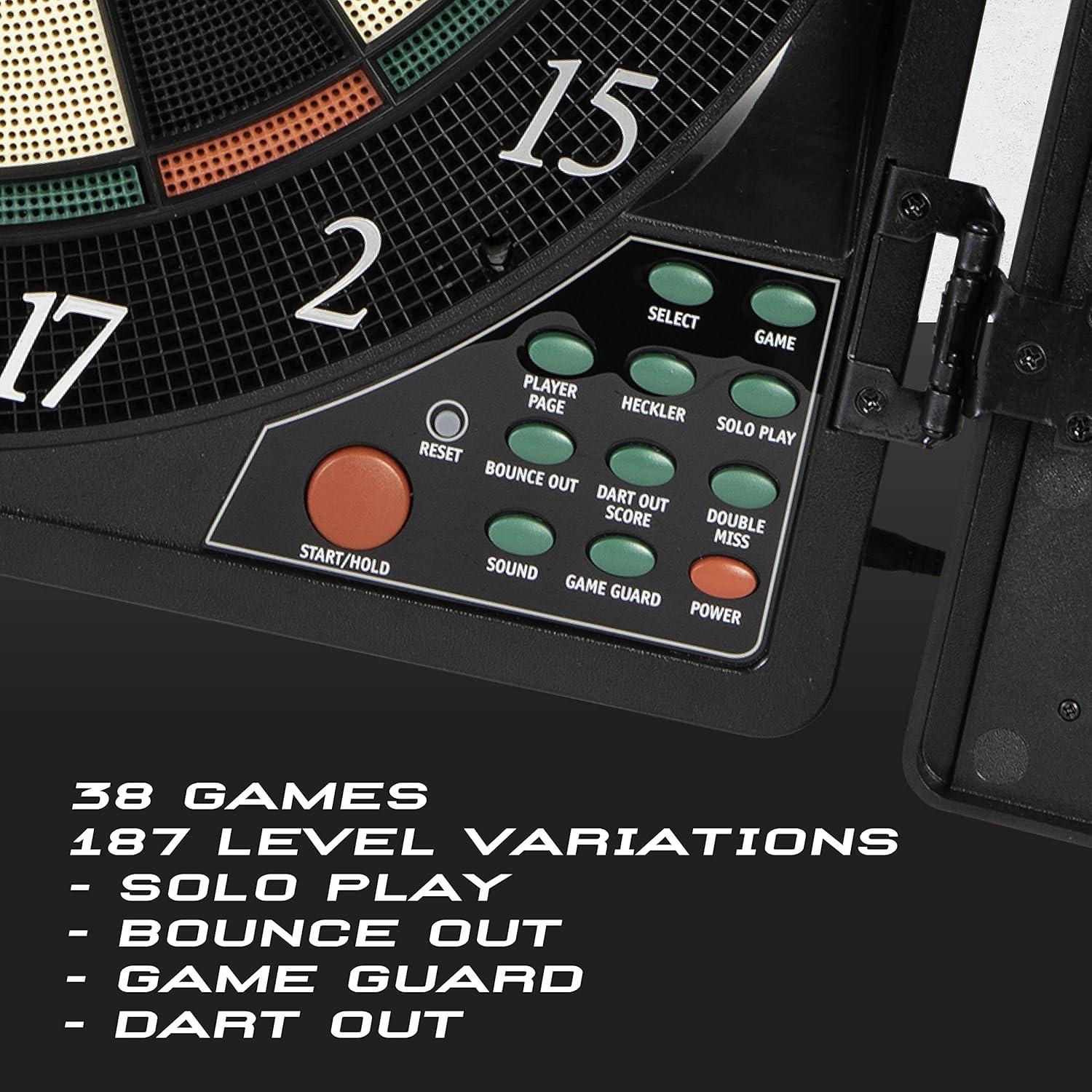 Tablero de Dardos Electrónico Arachnid Titanium 5400 - Gabinete Negro