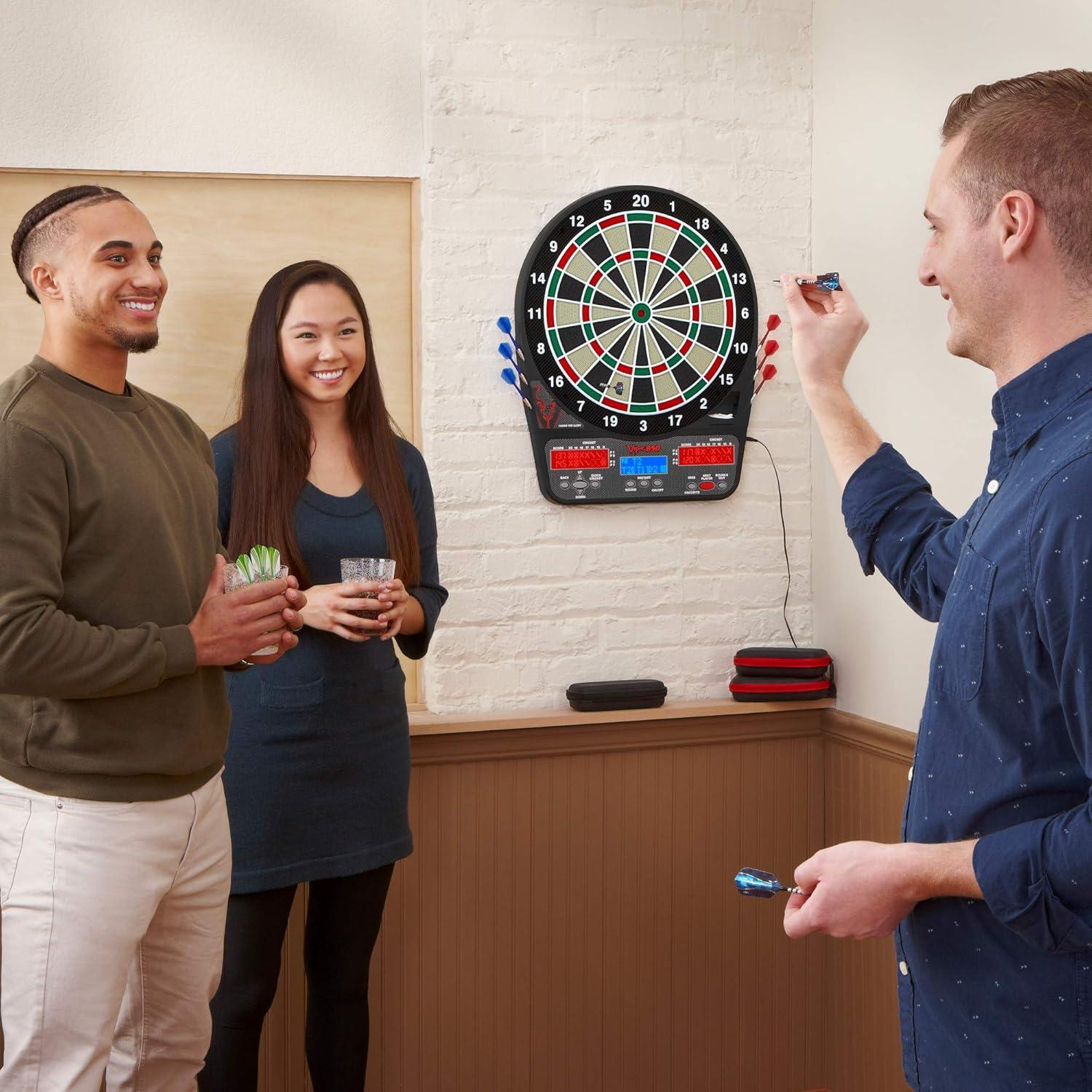 Tablero de Dardos Electrónico Viper 850, 50 Juegos, Pantalla LED