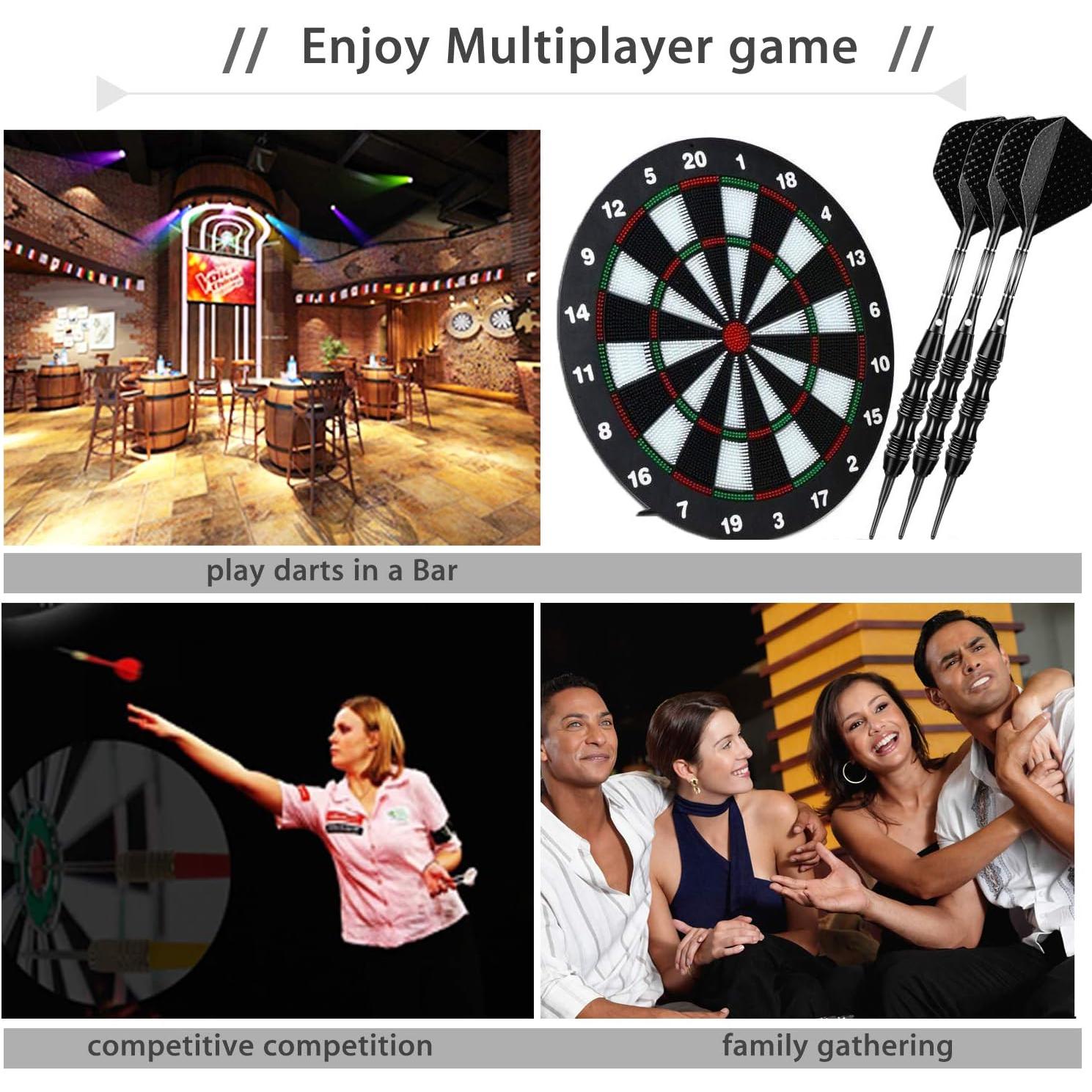 Juego de Dardos de Punta Suave Sanfeng 20g con Estuche