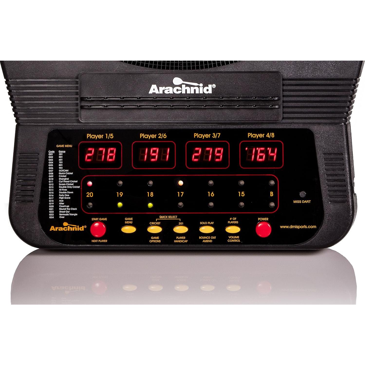 Tablero de Dardos Electrónico Arachnid Cricket Pro 650 39.37 cm