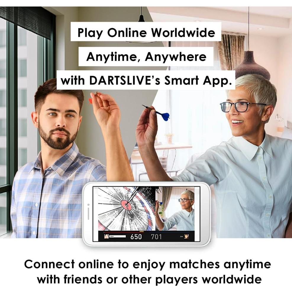 Tablero de Dardos Electrónico DARTSLIVE Home 39.37 cm Bluetooth