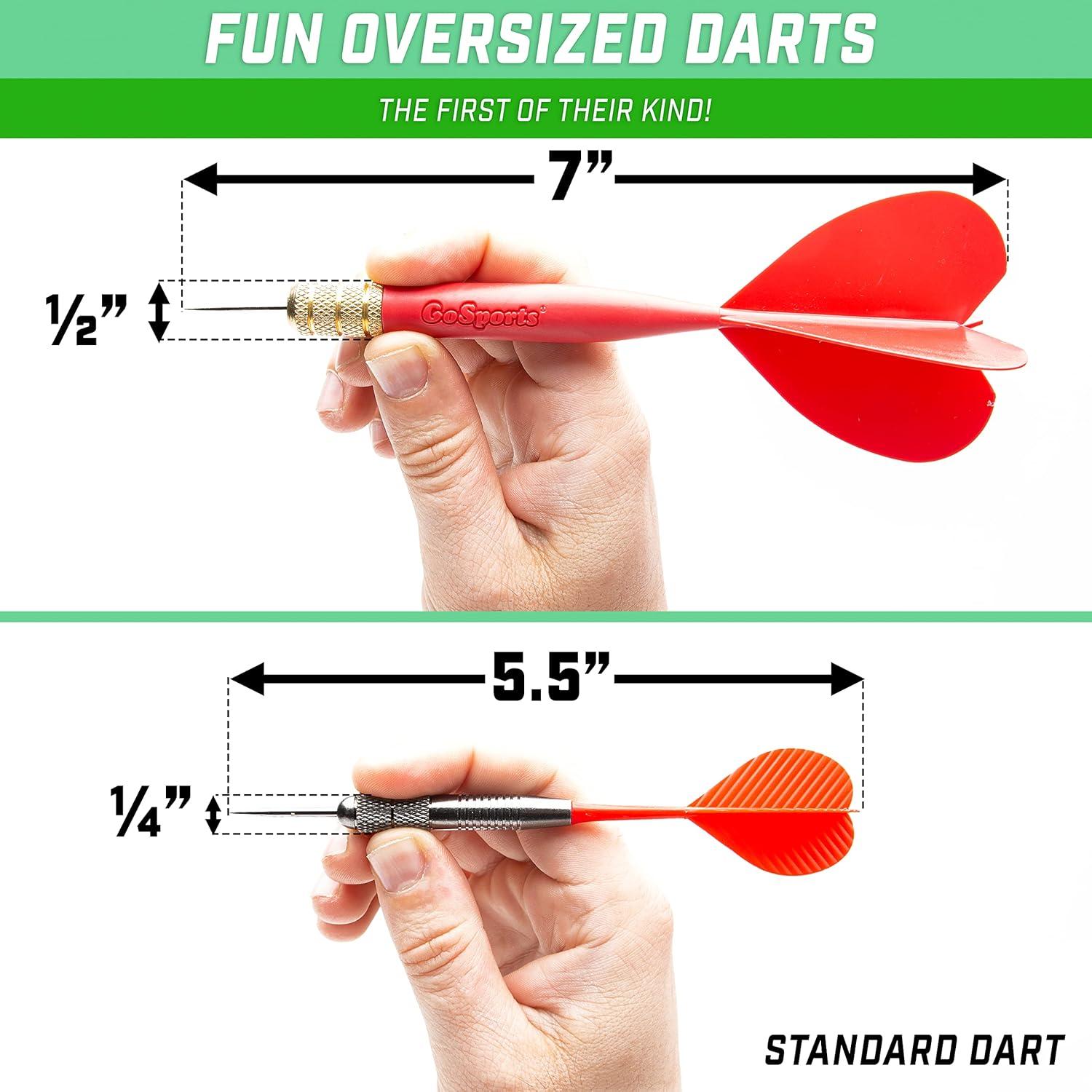 Dardos XL GoSports - Paquete de 12 dardos de repuesto