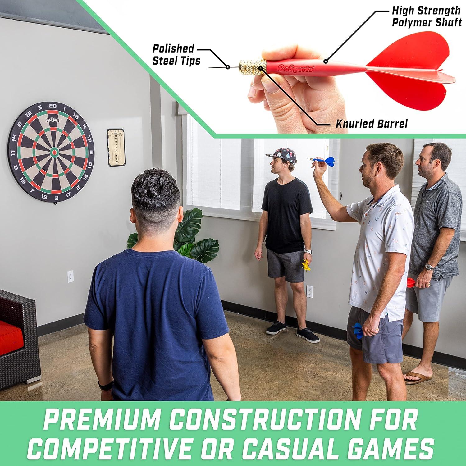 Dardos XL GoSports - Paquete de 12 dardos de repuesto