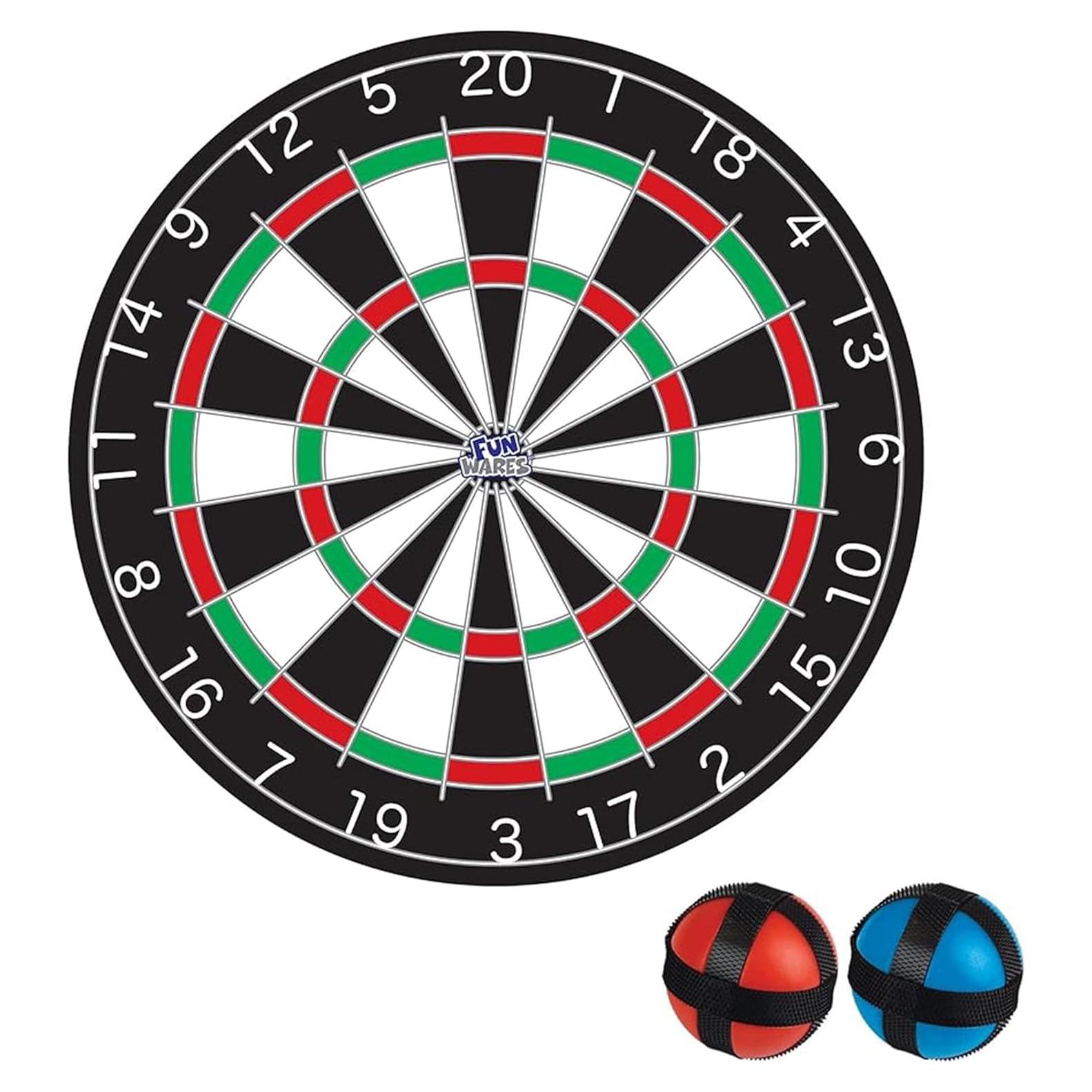 Funwares 36" Giant Dart Board for Adults and Kids, 25% Larger Than The Competition for Ultimate Indoor Fun and Outdoor Fun, Party Game for Families, Games for Kids 8-12, and Dart Game for Adults