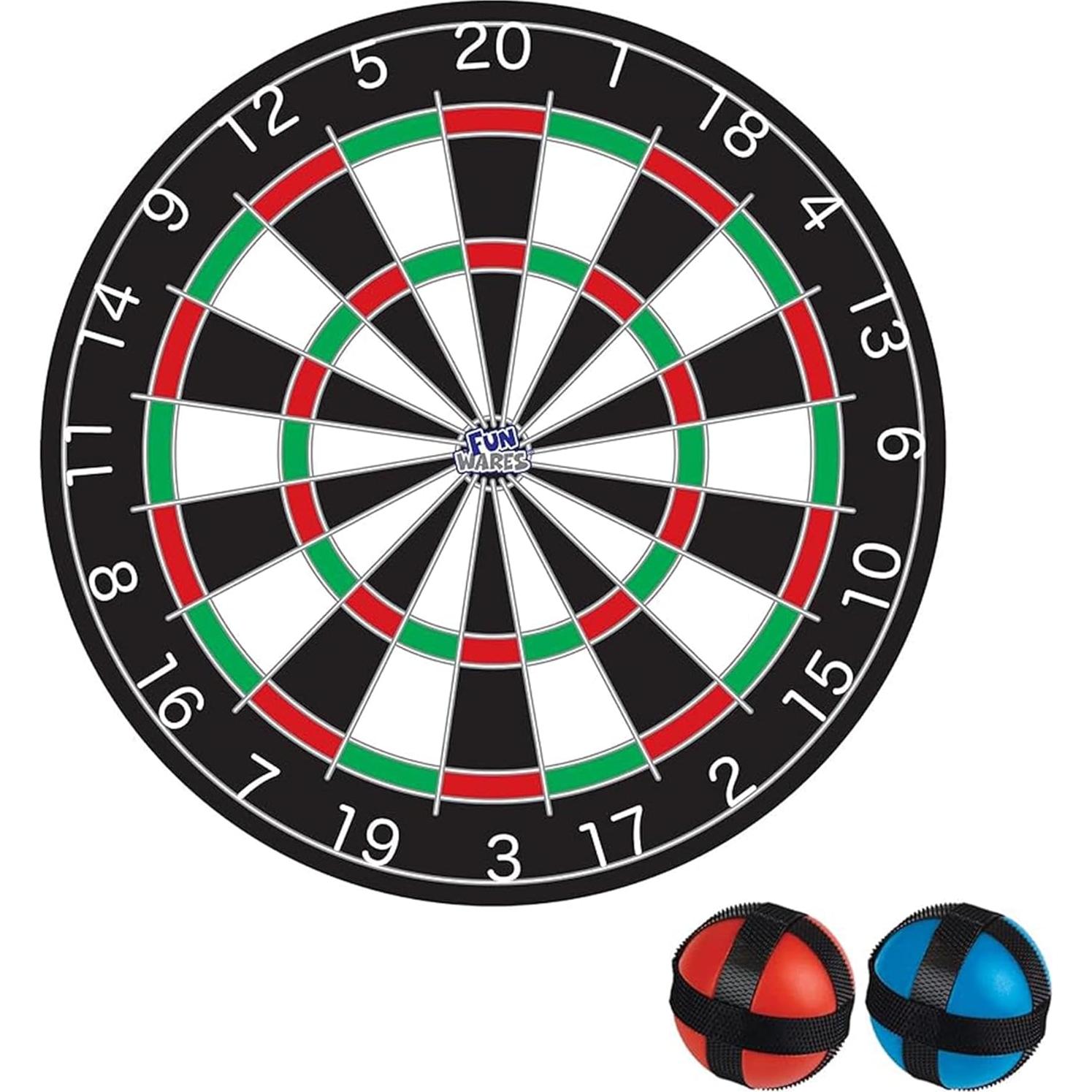Funwares 36" Giant Dart Board for Adults and Kids, 25% Larger Than The Competition for Ultimate Indoor Fun and Outdoor Fun, Party Game for Families, Games for Kids 8-12, and Dart Game for Adults