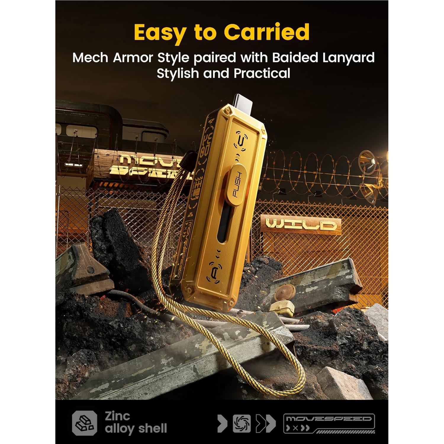 SSD Externo MOVESPEED 1TB USB 3.2 Tipo-C 1000MB/s