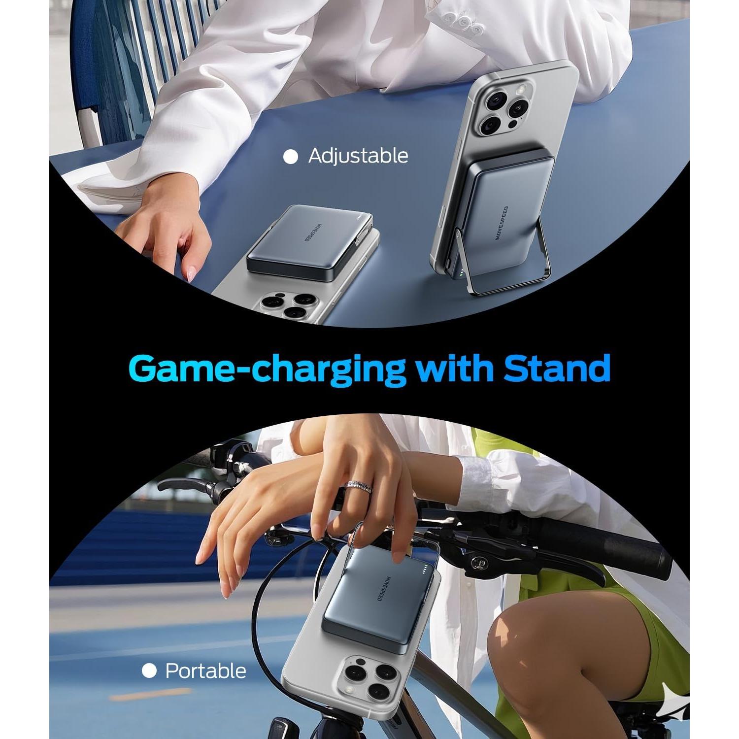 Batería Magnética MOVE SPEED 10000mAh Carga Rápida 22.5W