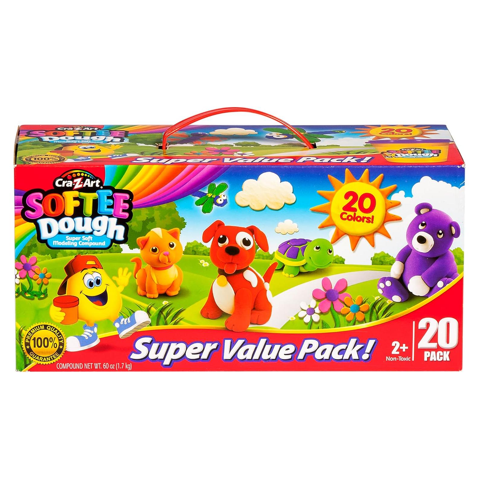 Cra-Z-Art Softee Dough 20 Colores Masa Creativa