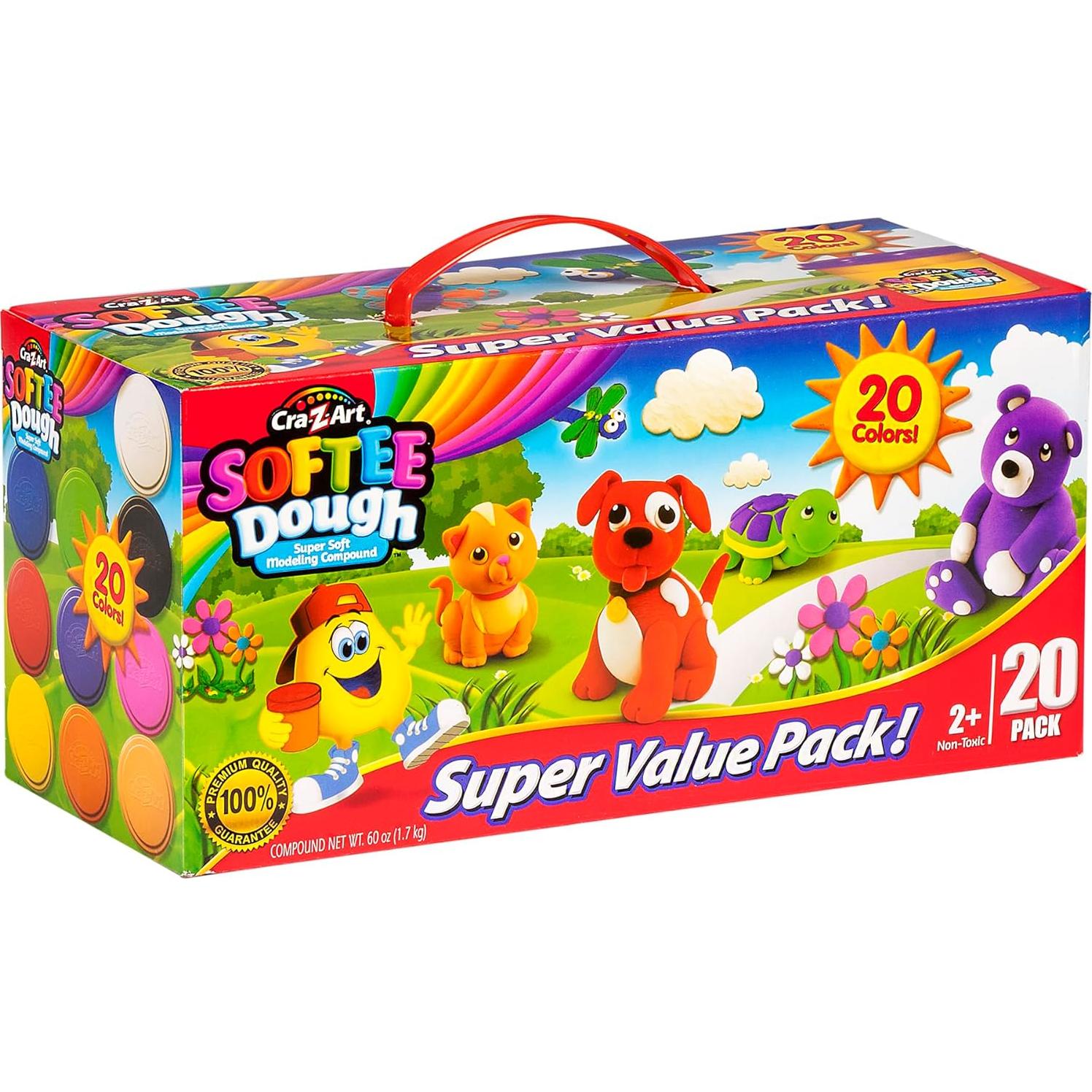 Cra-Z-Art Softee Dough 20 Colores Masa Creativa