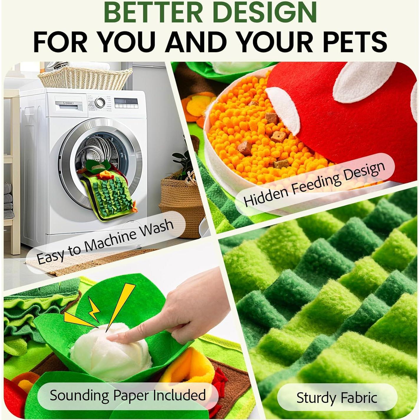 Alfombra de Olfateo Mewoo para Perros 70.1x50.8 cm Mejorada