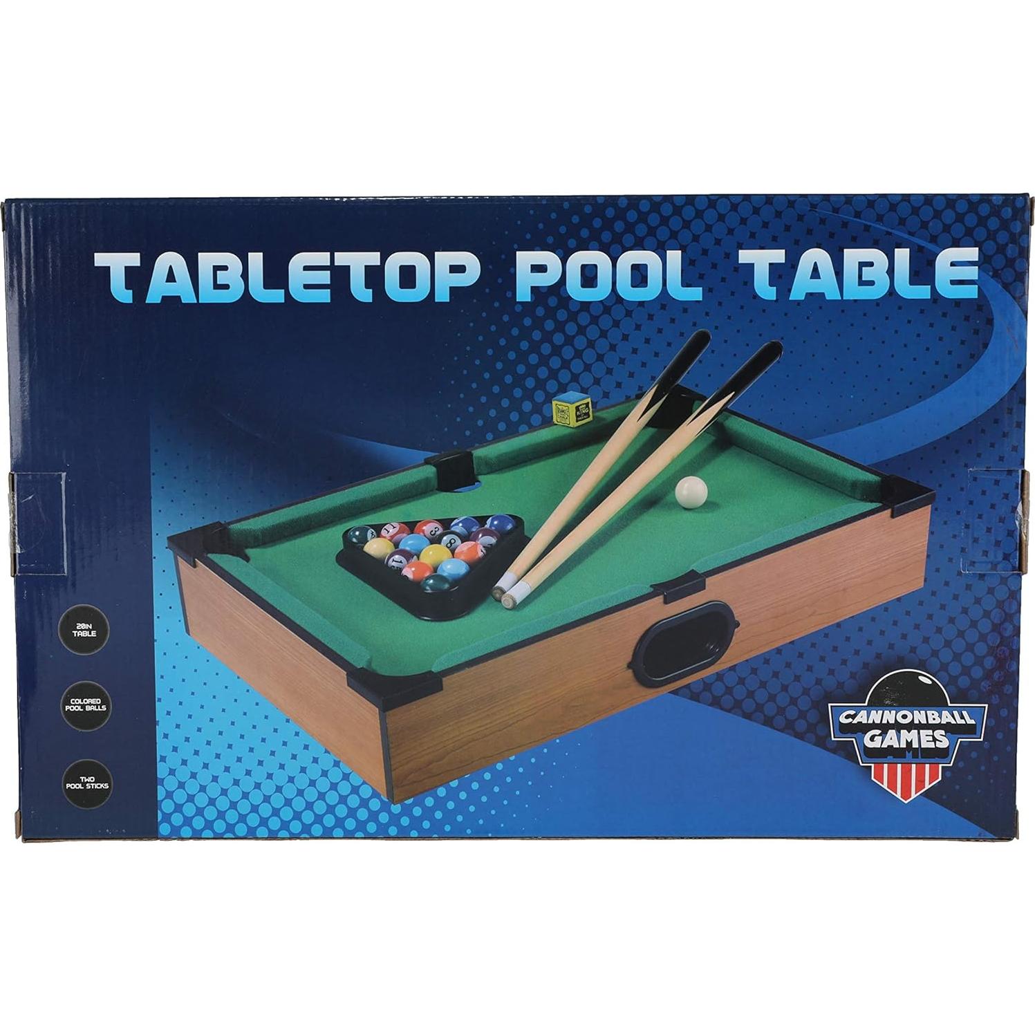Sakar Cannonball Games Pool Table Game Set