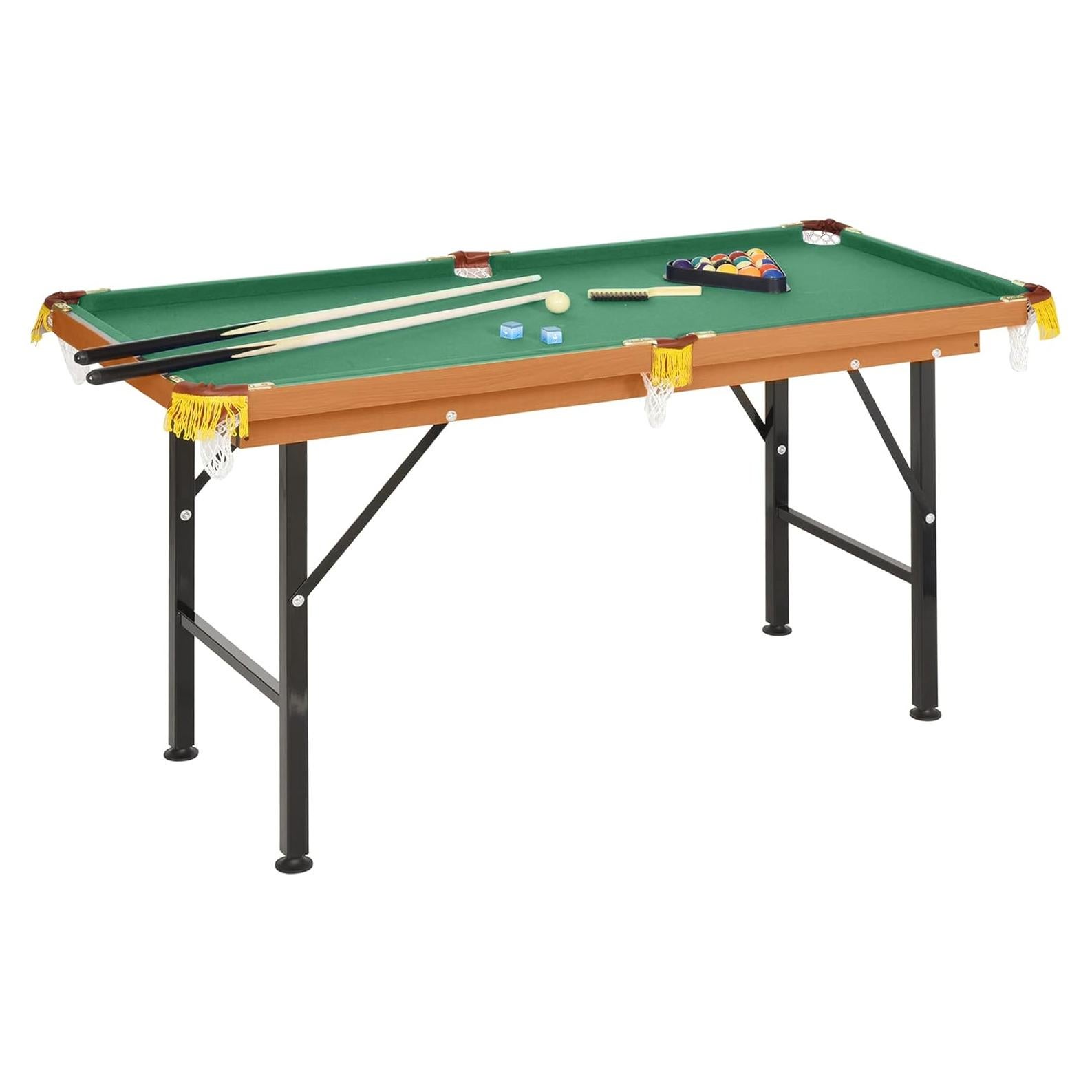 Mesa de Billar Plegable Soozier 139.7x62.9cm Verde