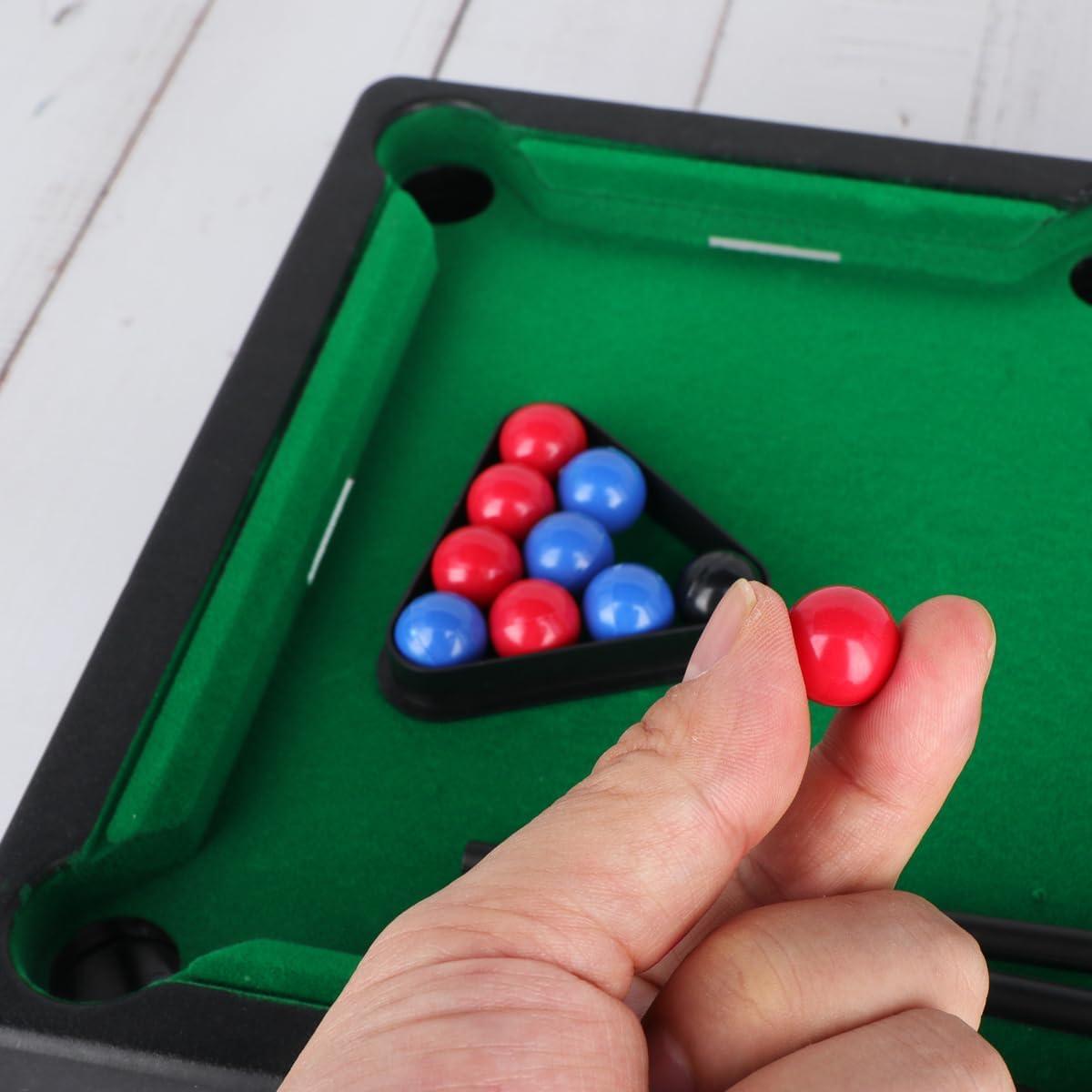 Mesa de Billar Miniatura Power Ling CC 30x22 cm para 2 Jugadores