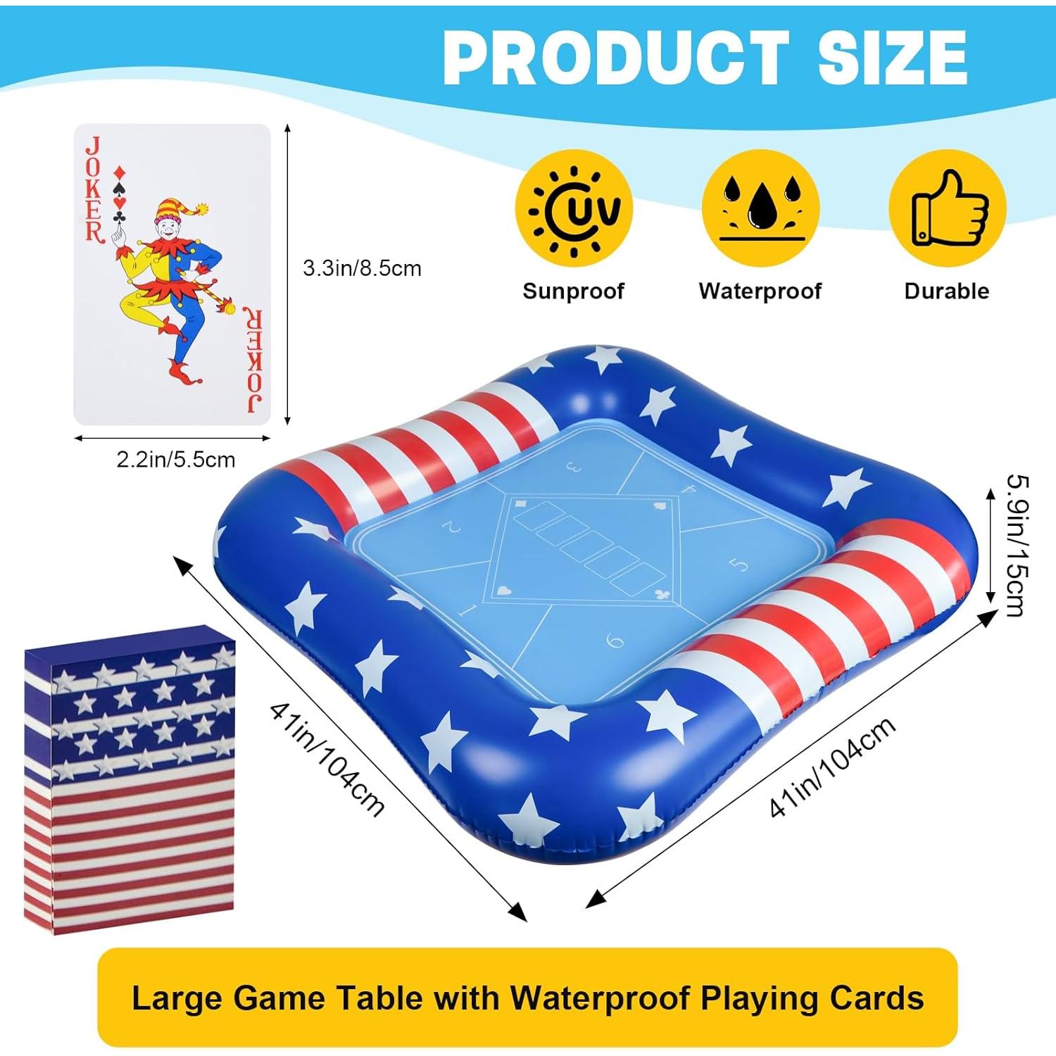 Mesa Inflable para Juegos de Cartas en Piscina Succulentlovers 104 cm