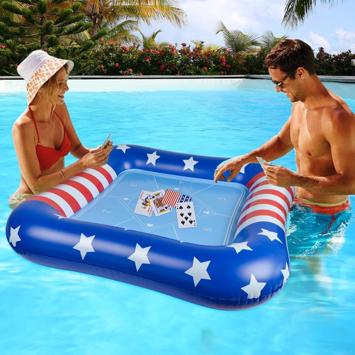 Mesa Inflable para Juegos de Cartas en Piscina Succulentlovers 104 cm