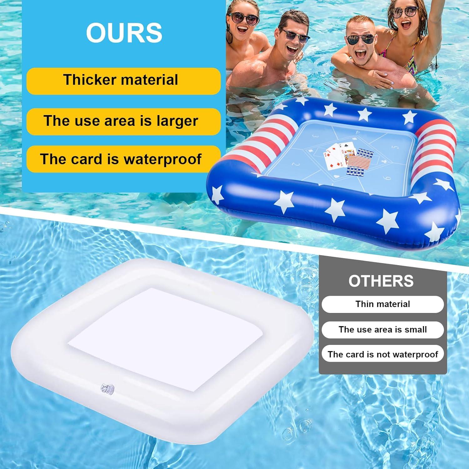 Mesa Inflable para Juegos de Cartas en Piscina Succulentlovers 104 cm