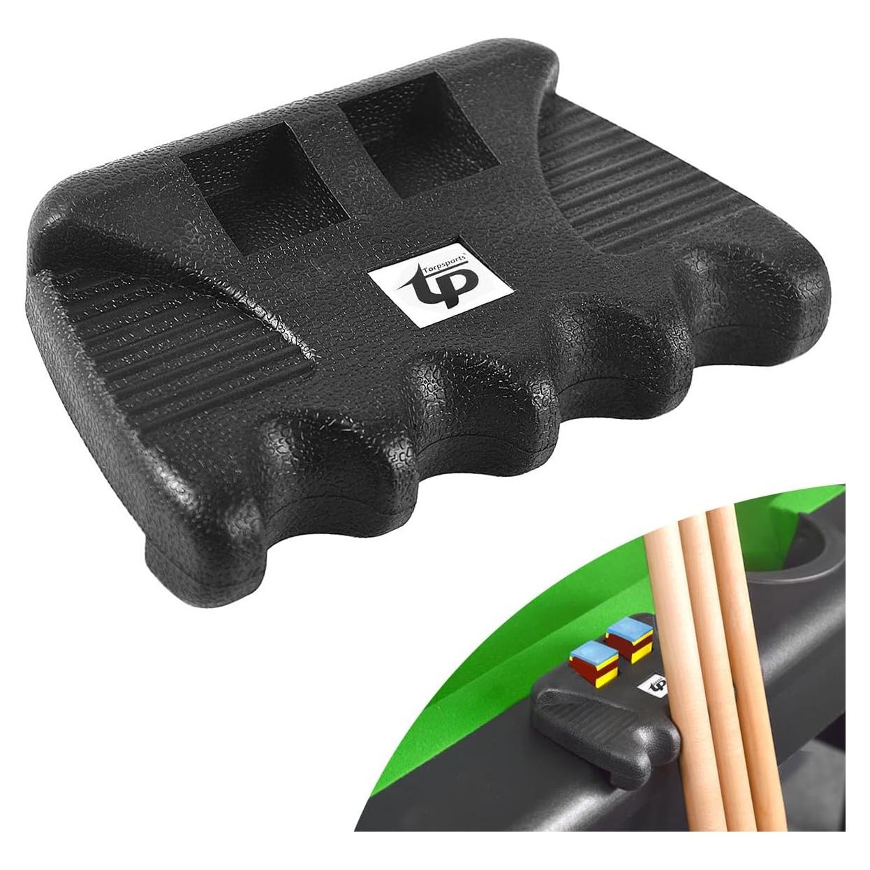 Soporte de Tacos de Billar Portátil Torpsports - Mini 4 Agujeros