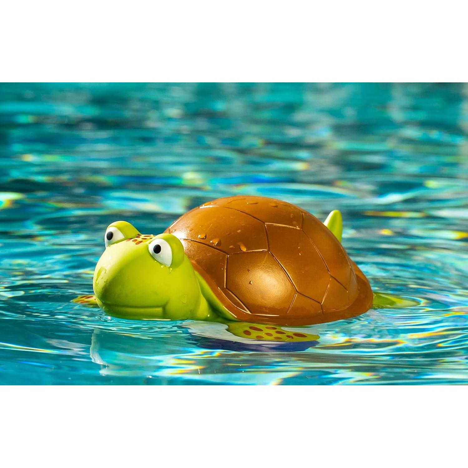 Flotador de Cloro WWD POOL Tortuga para Piscinas 25.4 cm