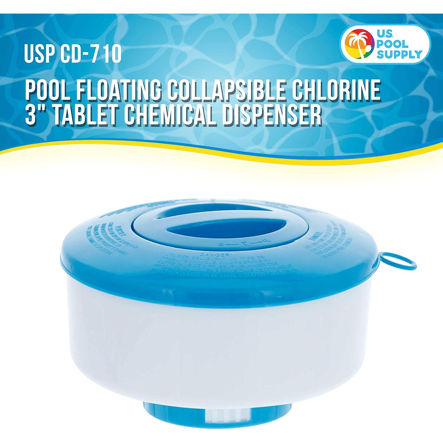 Dispensador de cloro flotante U.S. Pool Supply 1.36 kg