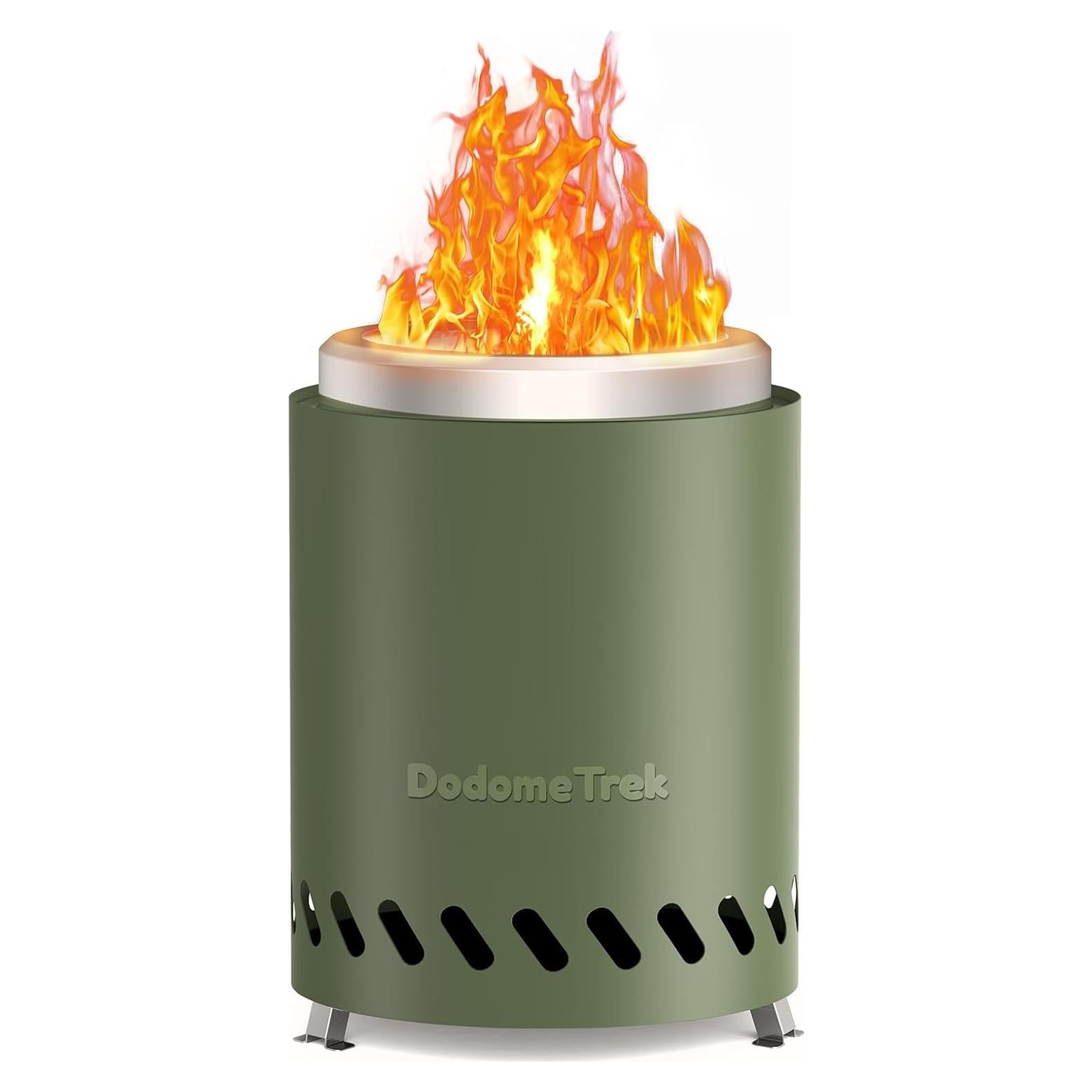 Hoguera Portátil Dodometrek 5.5" Oliva Acero Inoxidable