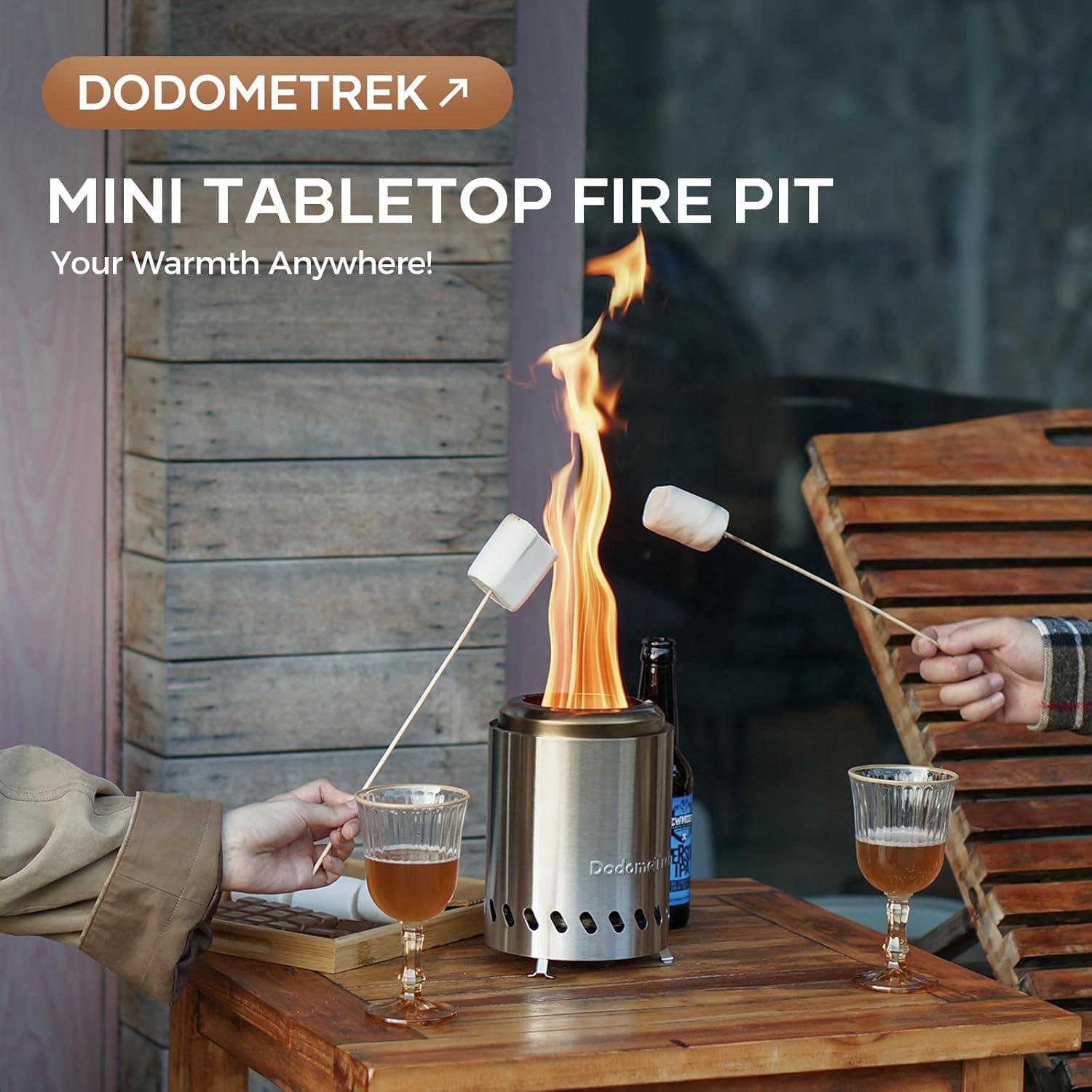 Hoguera Portátil Dodometrek 5.5" Oliva Acero Inoxidable