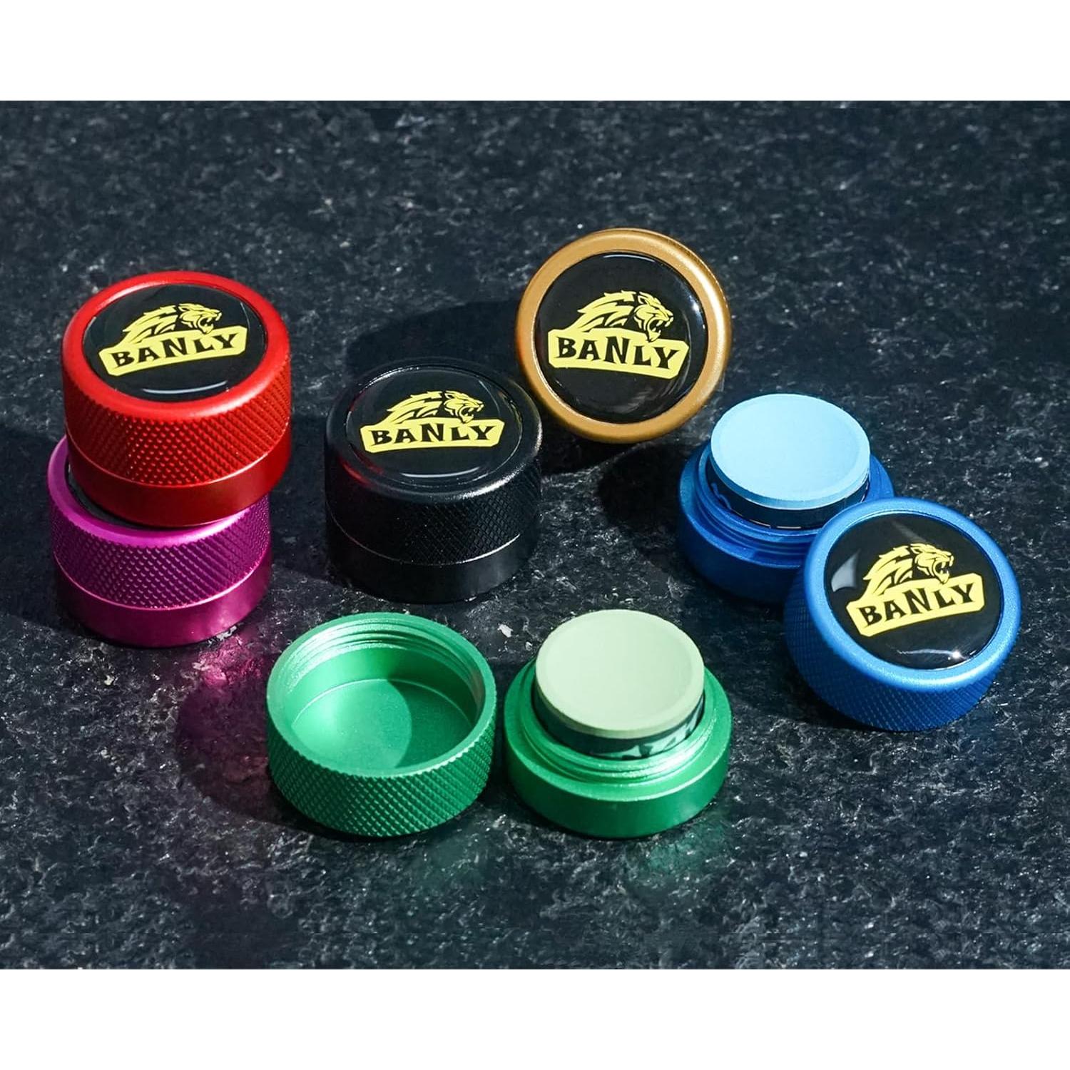 Soporte de Tiza de Pool Banly Amarillo Portátil Antideslizante