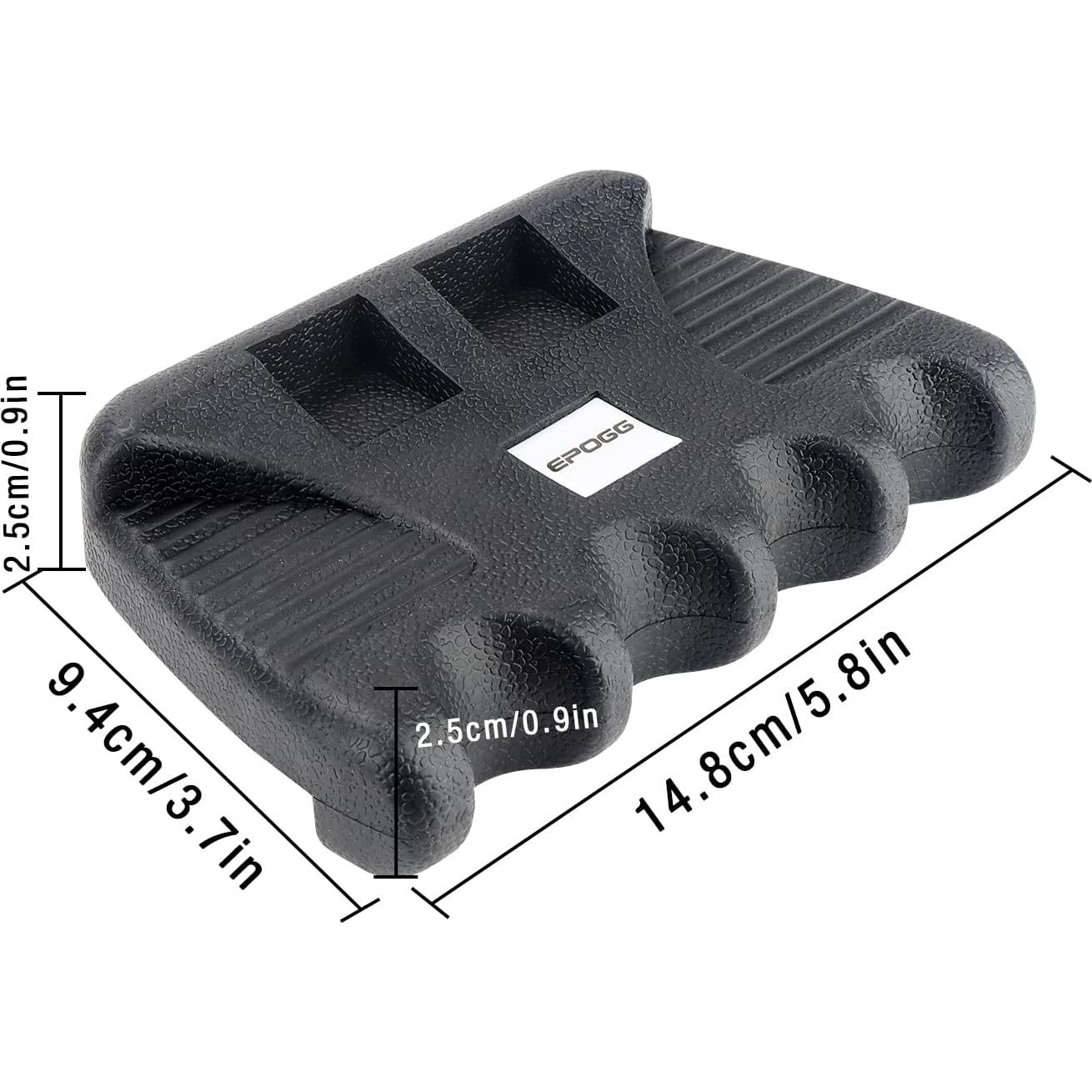 Soporte de Taco de Billar EPOGG Portátil 4 Agujeros Silicona