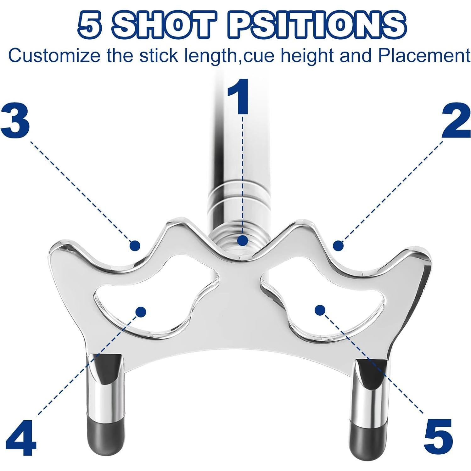 Puente Retráctil para Taco de Billar Skylety 35-150 cm