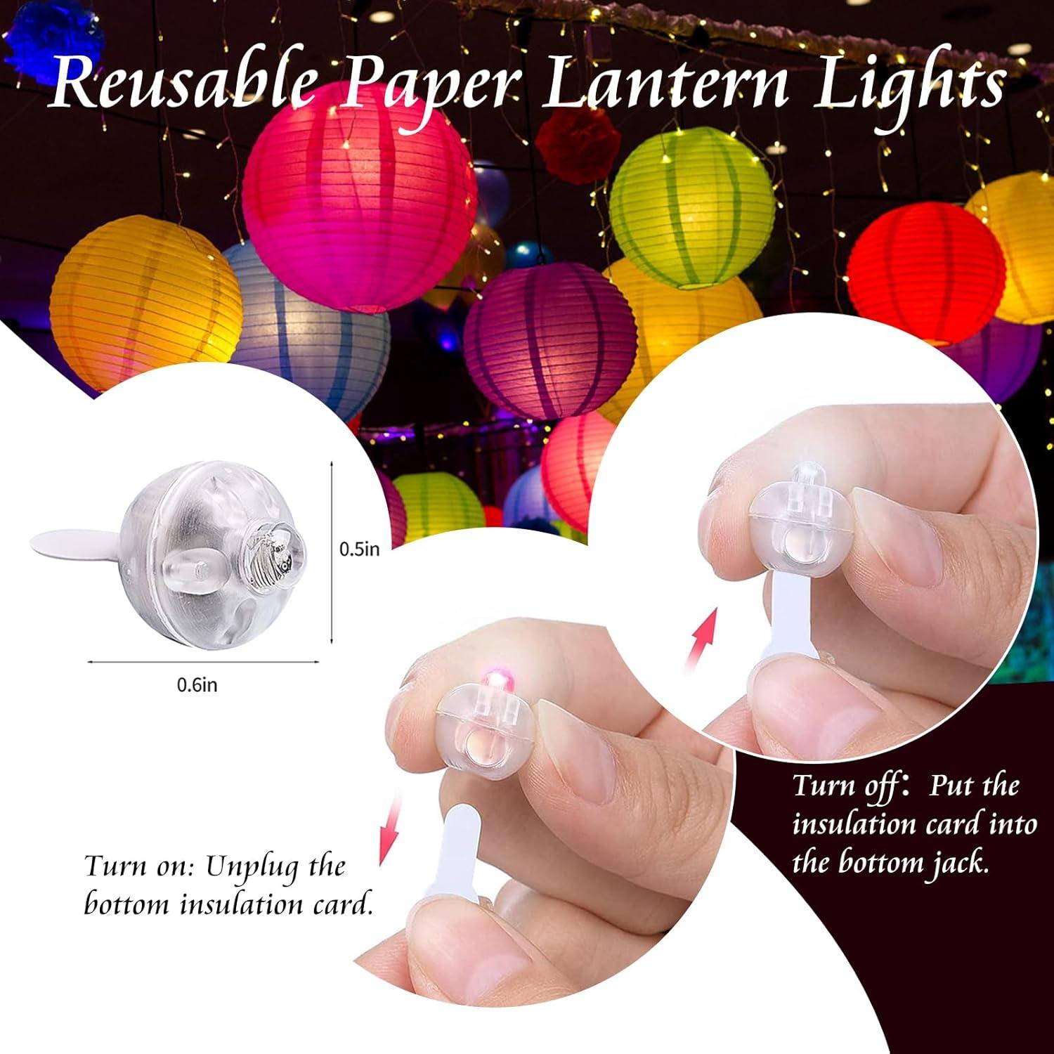 100 Luces de Globo LED Coloridas chzk para Decoración Fiesta