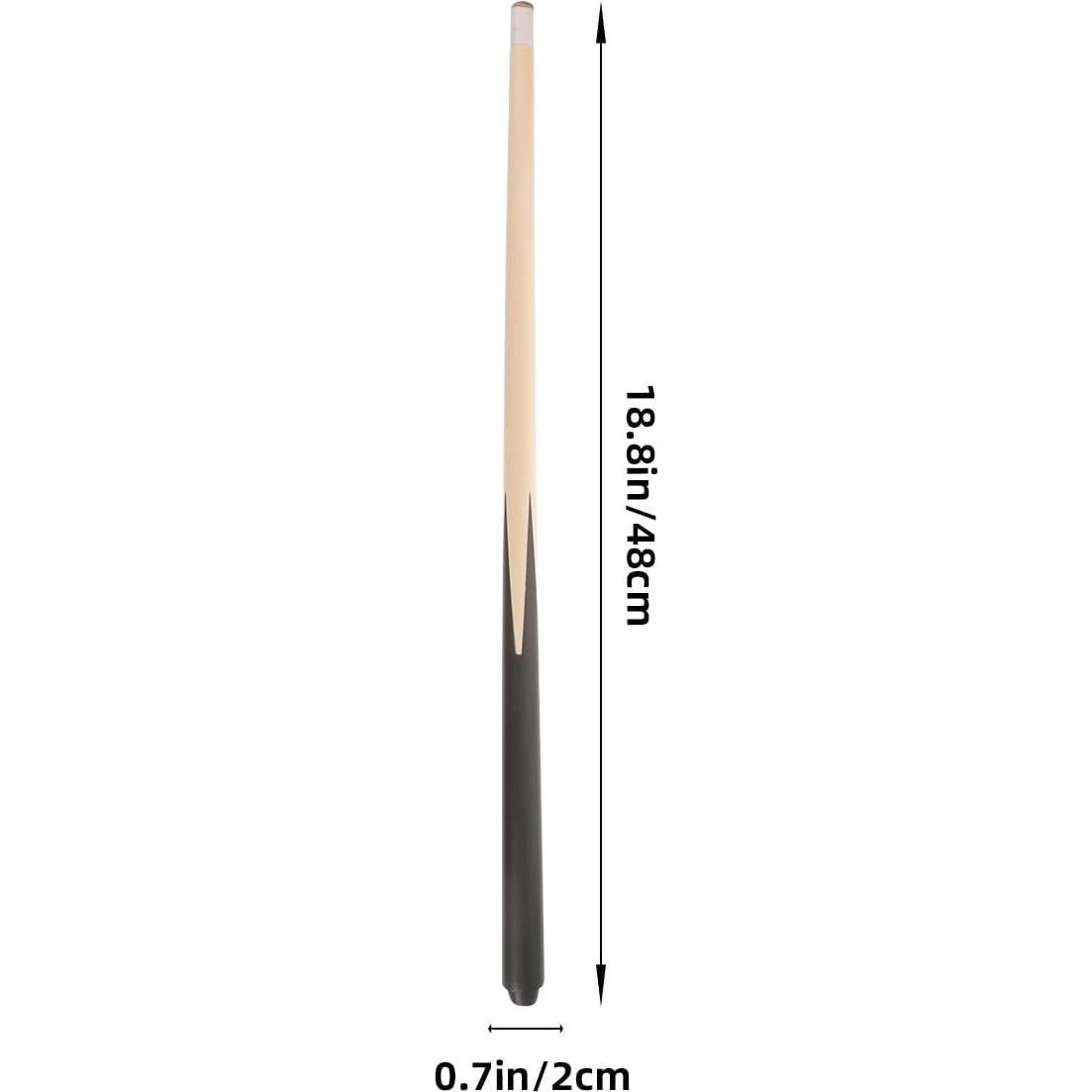 2 Palos de Billar Cortos para Niños ifundom 48 cm Madera