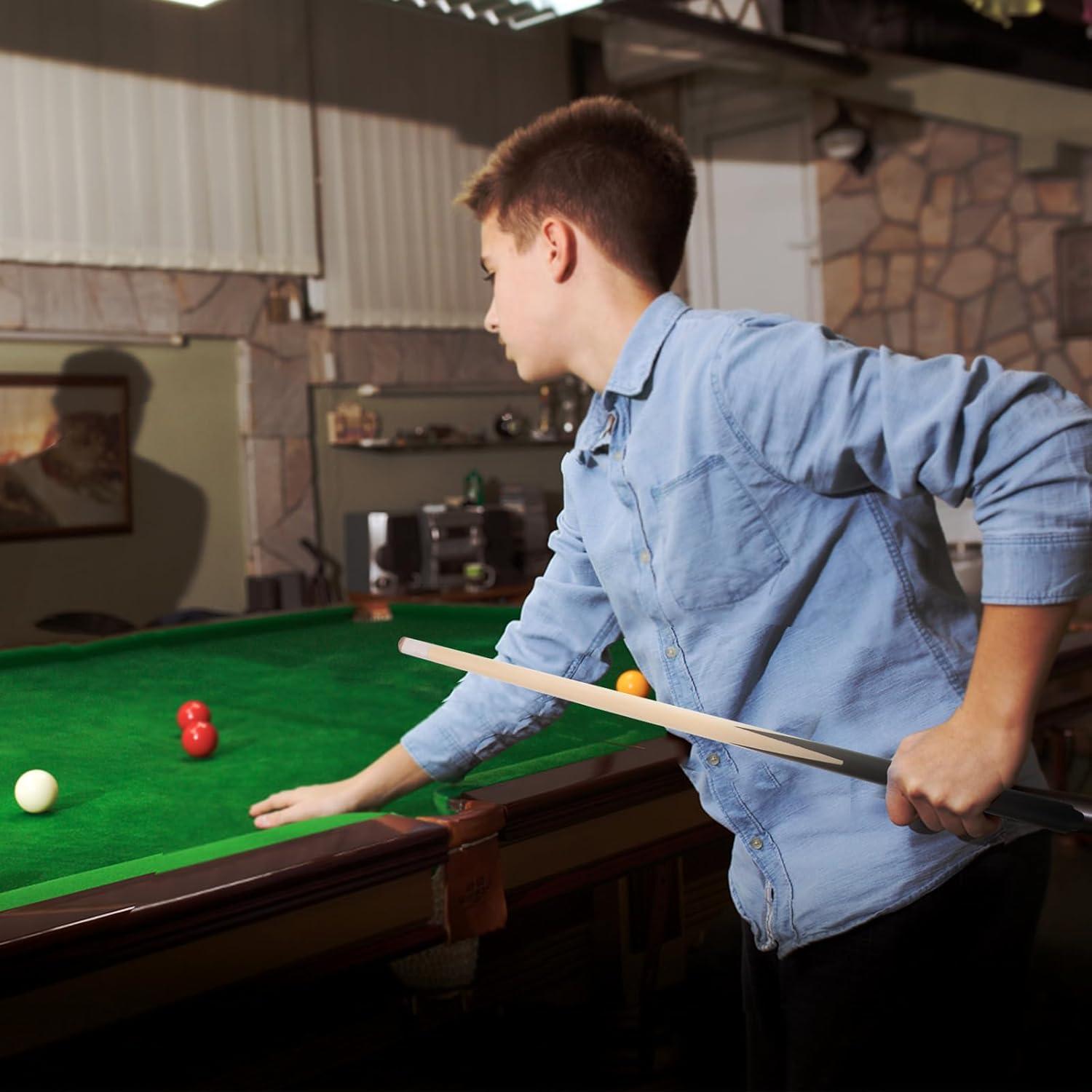 2 Palos de Billar Cortos para Niños ifundom 48 cm Madera