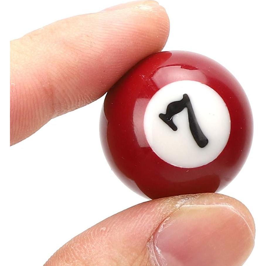 Juego de 16 Bolas de Billar Mini HEITIGN 2.5cm Resina