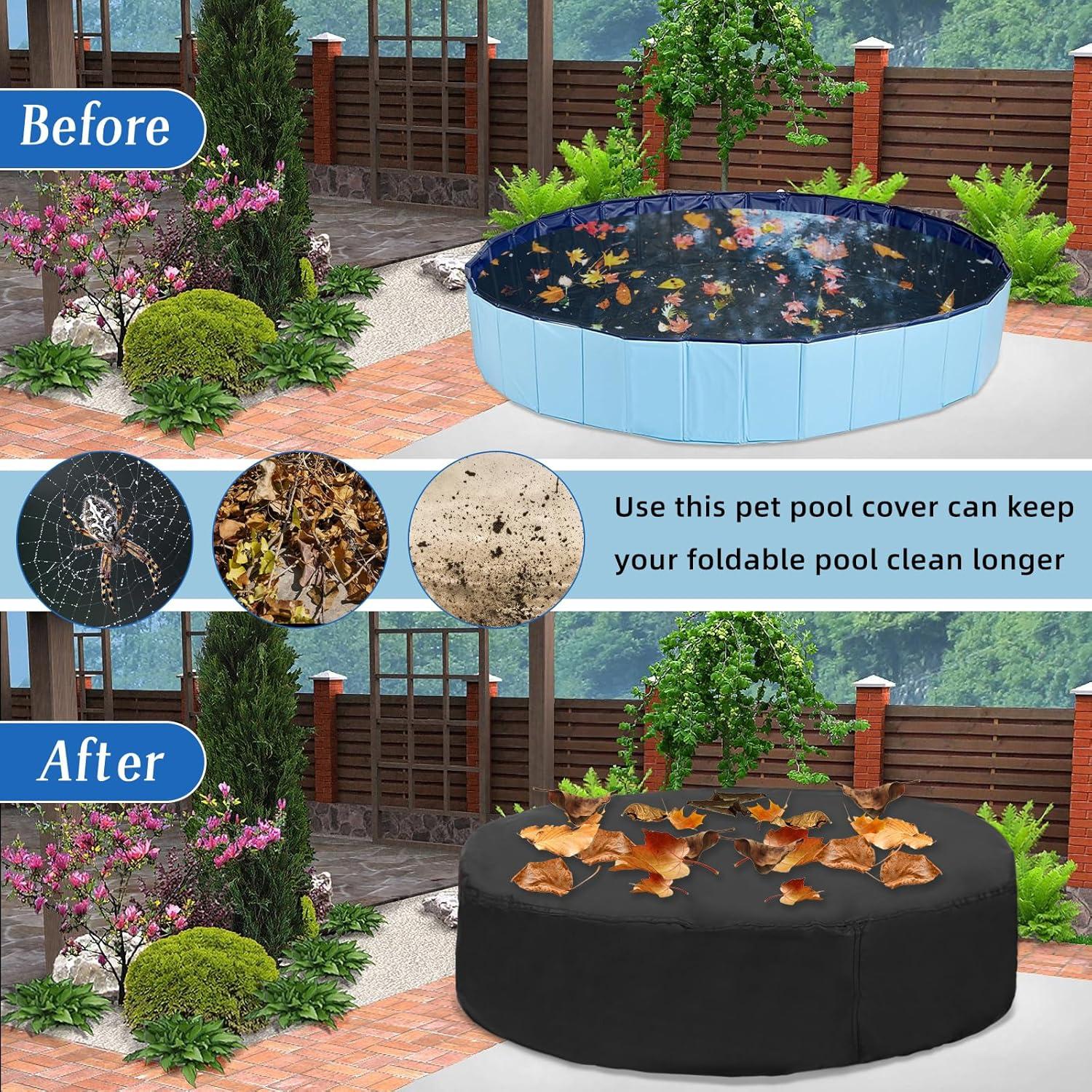 Cubierta de piscina para perros Rypet XX-Large 160 cm redonda