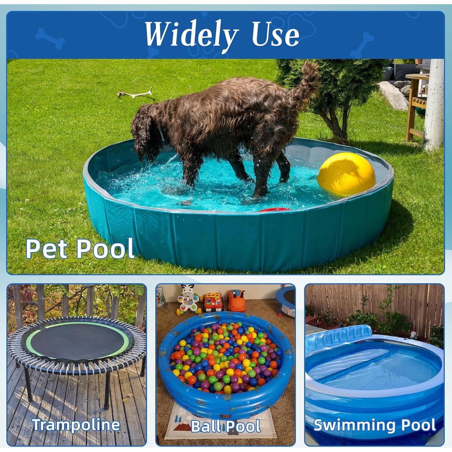 Cubierta de piscina para perros Rypet XX-Large 160 cm redonda