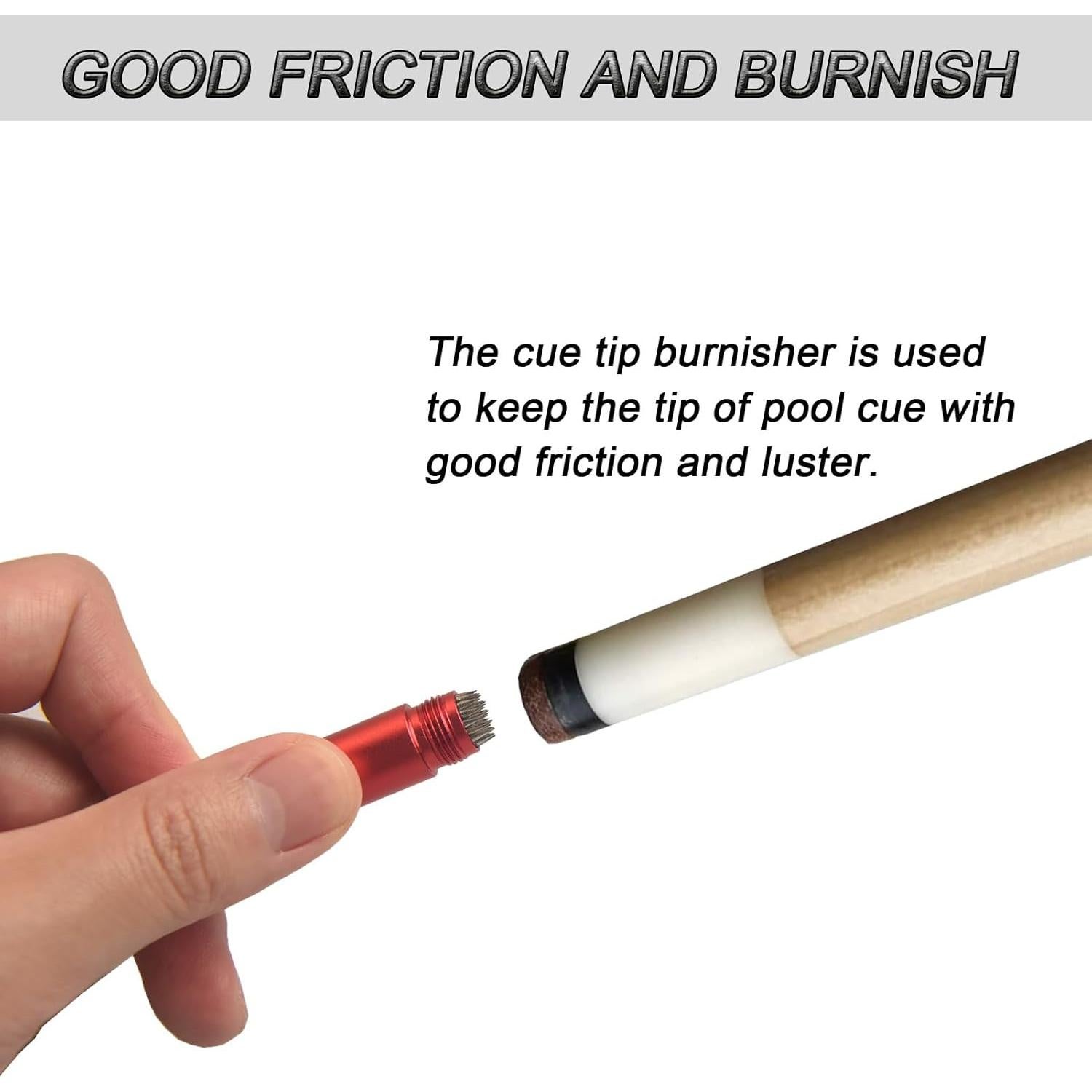 Porta Tiza 2 en 1 Lake of Fire - Accesorio de Billar Rojo