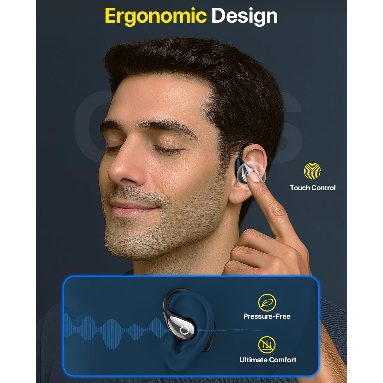 Auriculares Traductores ZYDIIE AI 144 Idiomas Bluetooth Negro